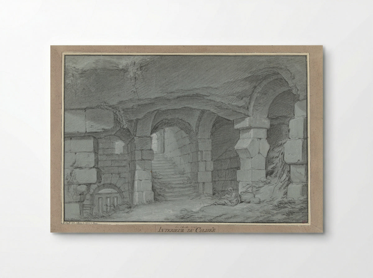 Interieur du Colisée - Charles Michel-Ange Challe - Poster