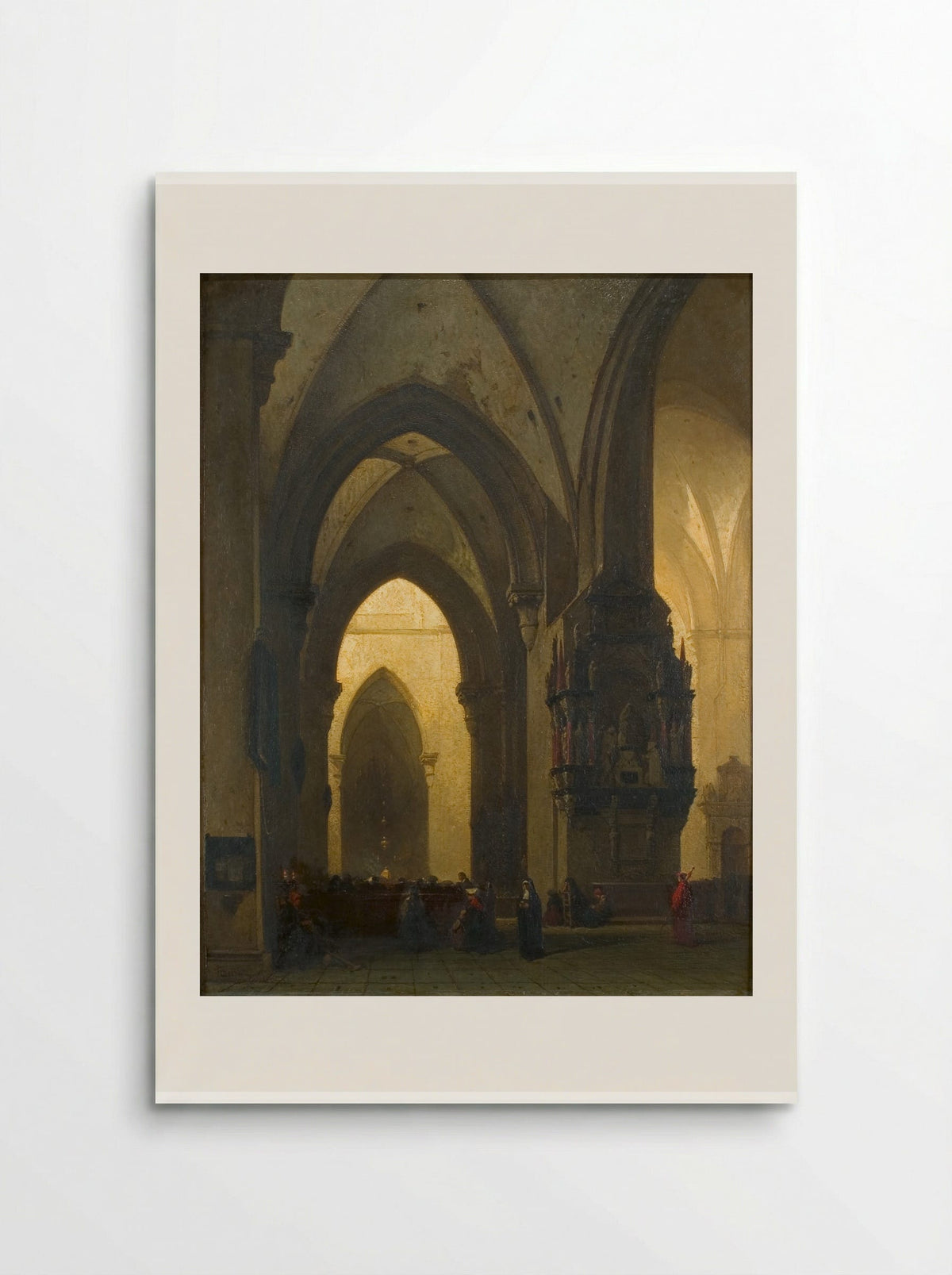 Interieur van de Domkerk te Trier - Johannes Bosboom - Poster