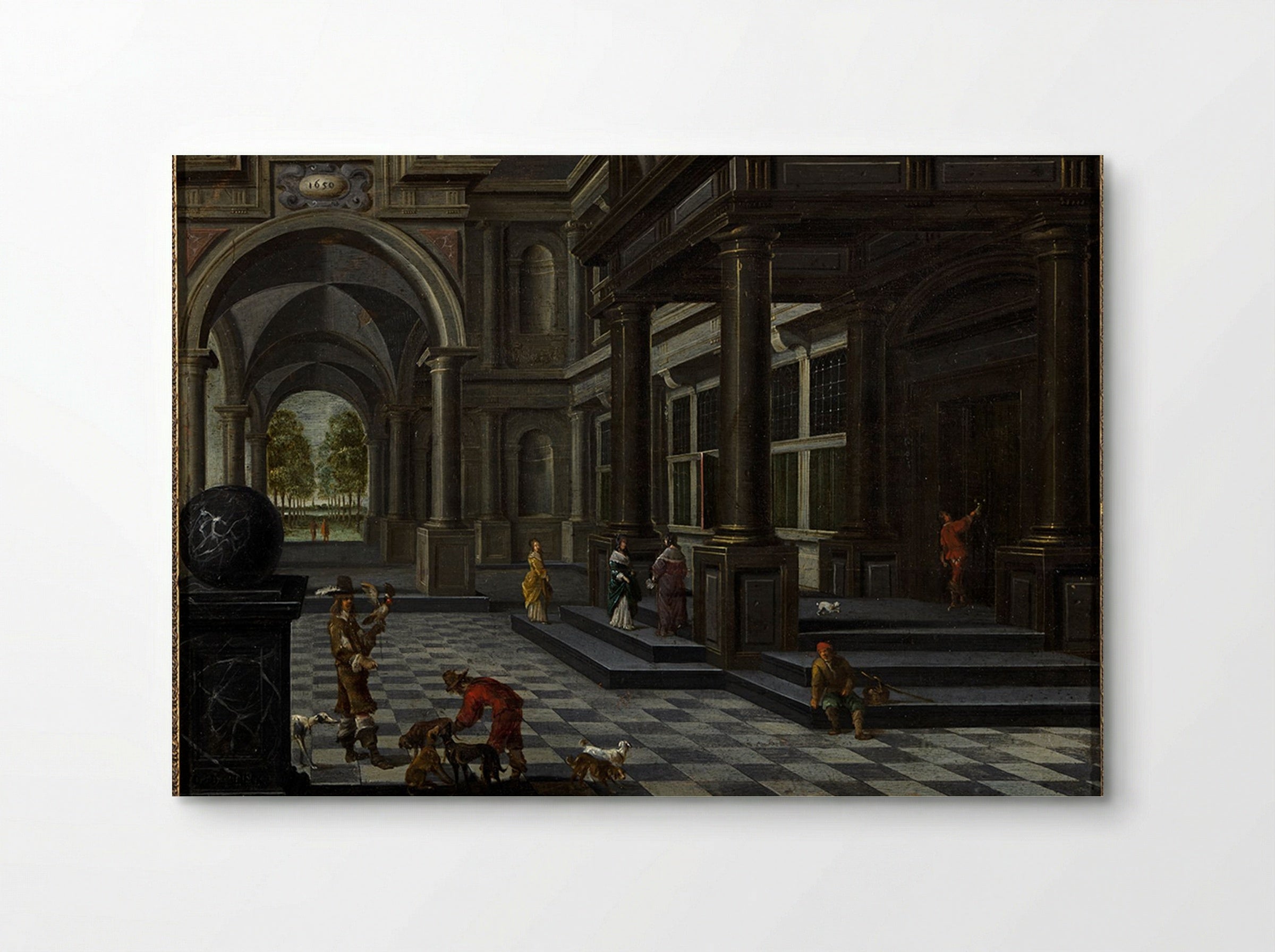 Interieur van de Sint-Jacobskerk te Antwerpen - Daniël de Blieck - Poster