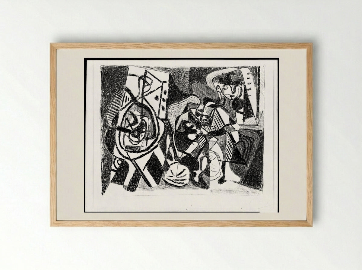 Interior Scene - Pablo Picasso - Framed Print Wood