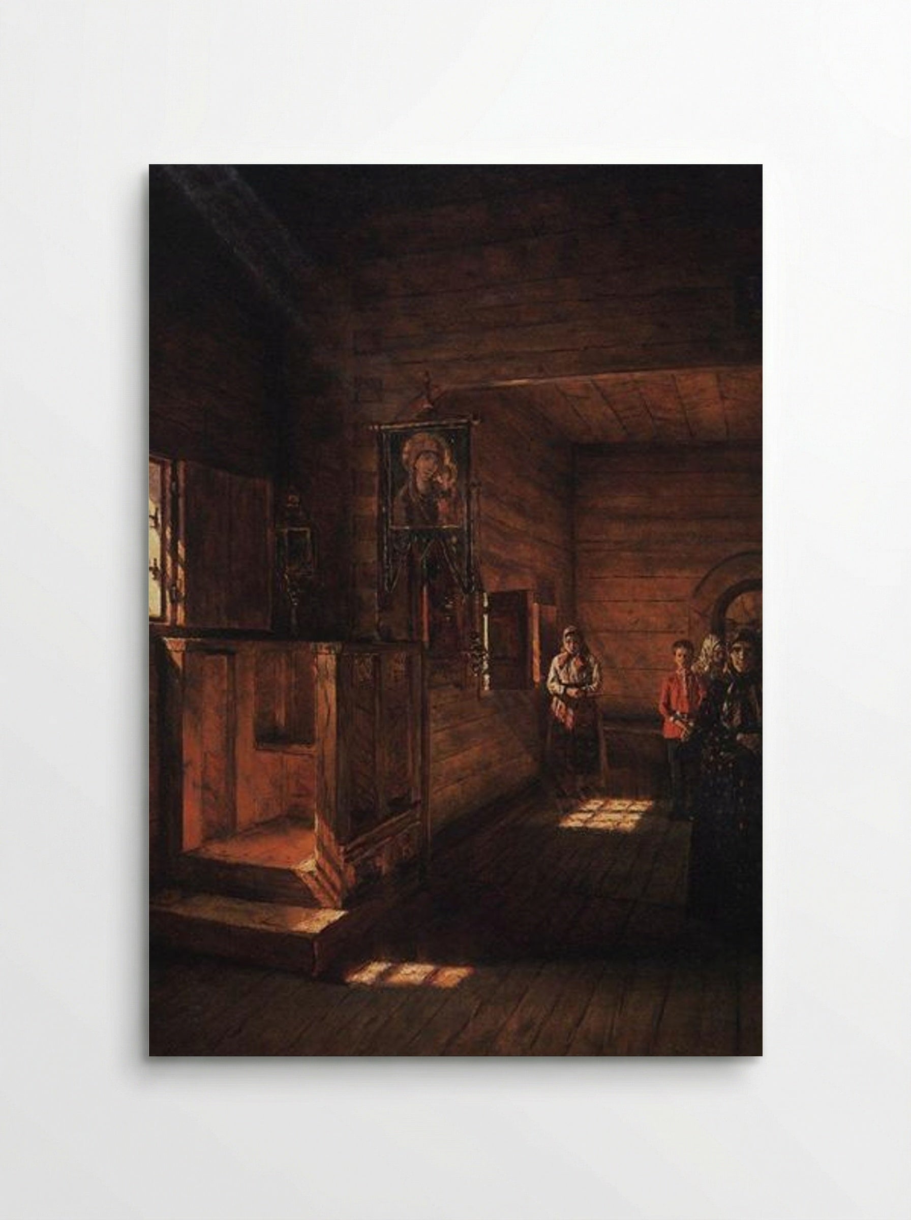 Interior of the Church of St. John the Evangelist on the Ishna near Rostov Yaroslavsky - Vasily Vereshchagin - Poster