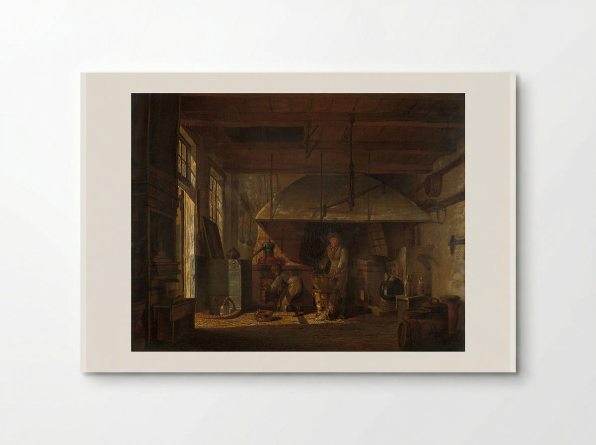 Interior of the 'Stoockhuys' of Apothecary A. d'Ailly - Johannes Jelgerhuis - Poster