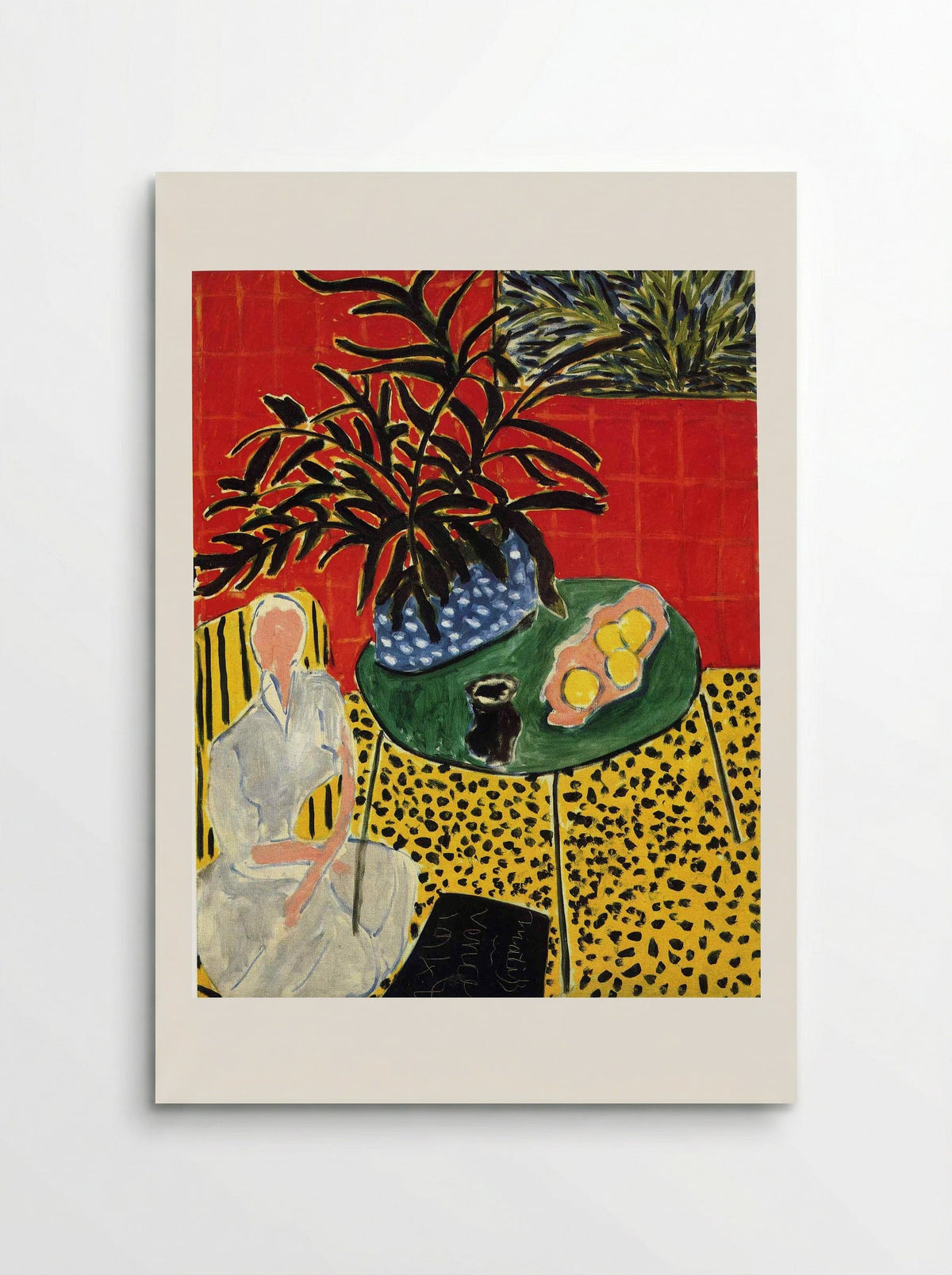 Interior with Black Fern - Henri Matisse - Poster