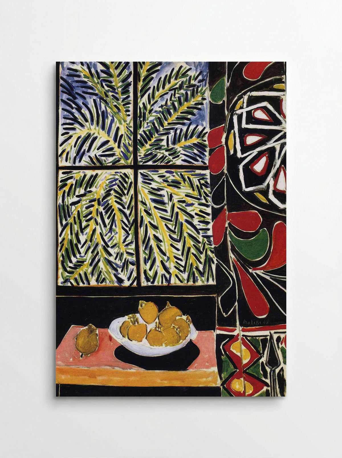 Interior with Egyptian Curtain - Henri Matisse - Poster