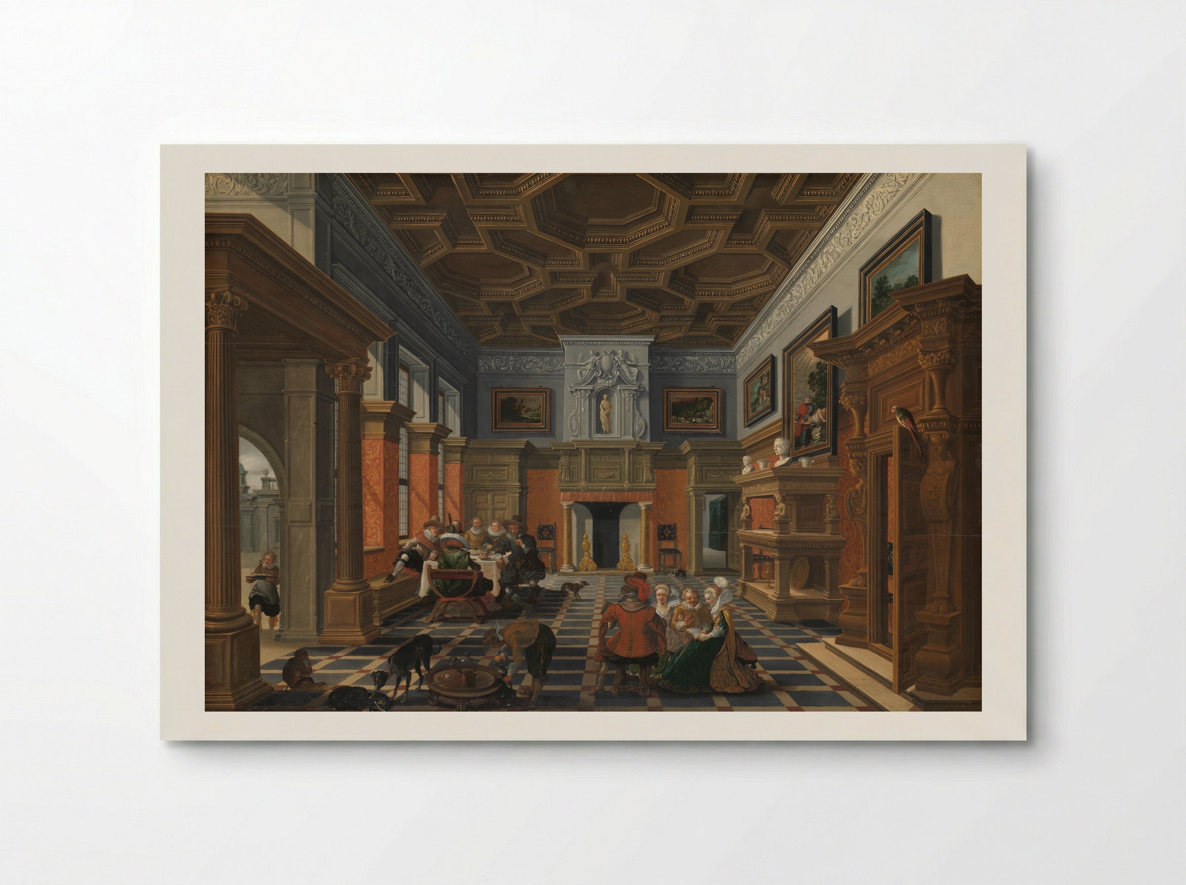 Interior with a Company - Esaias van de Velde - Poster
