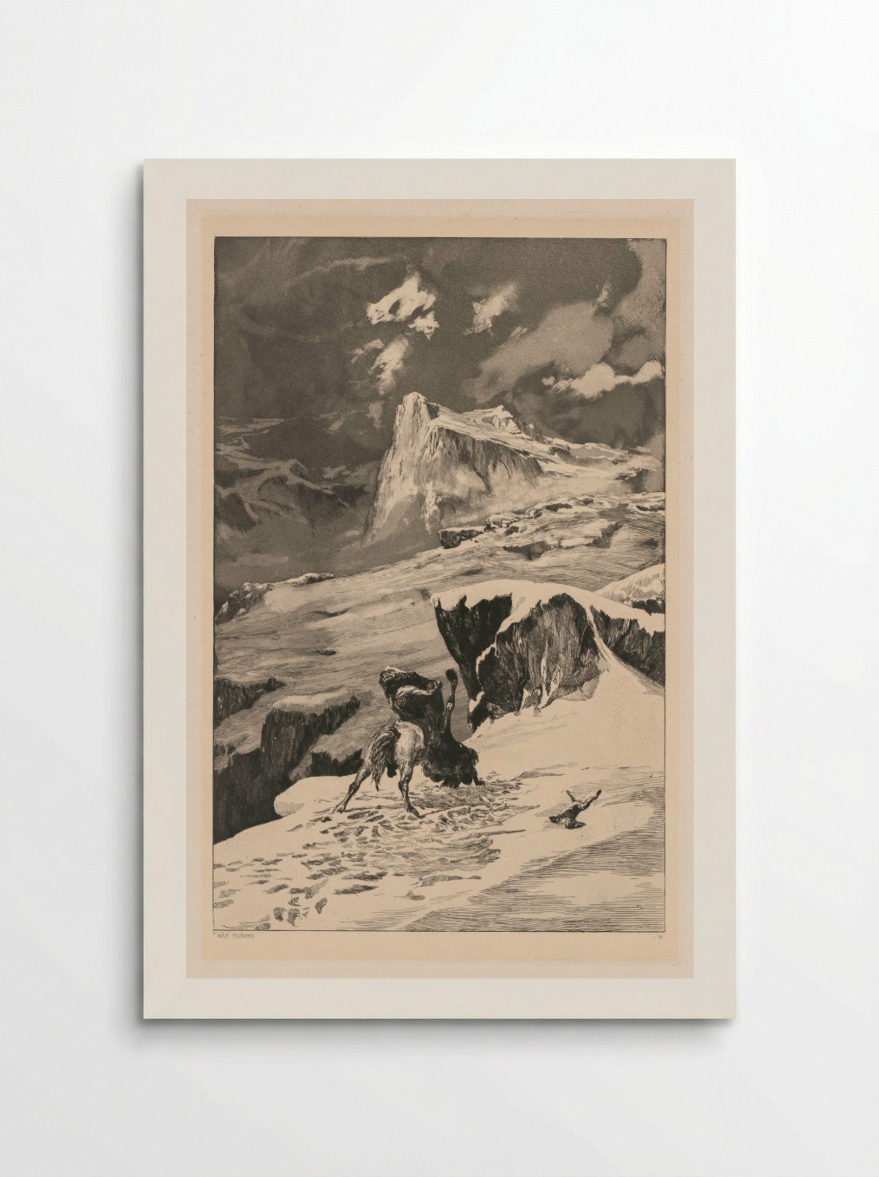 Intermezzo: Battling Centaurs (Opus IV, 4) - Max Klinger - Poster