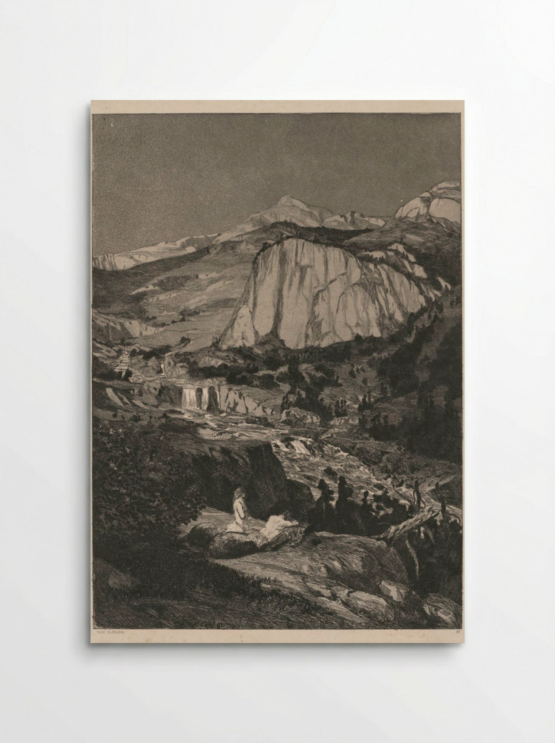 Intermezzo: Moonlit Night (Opus IV, 5) - Max Klinger - Poster