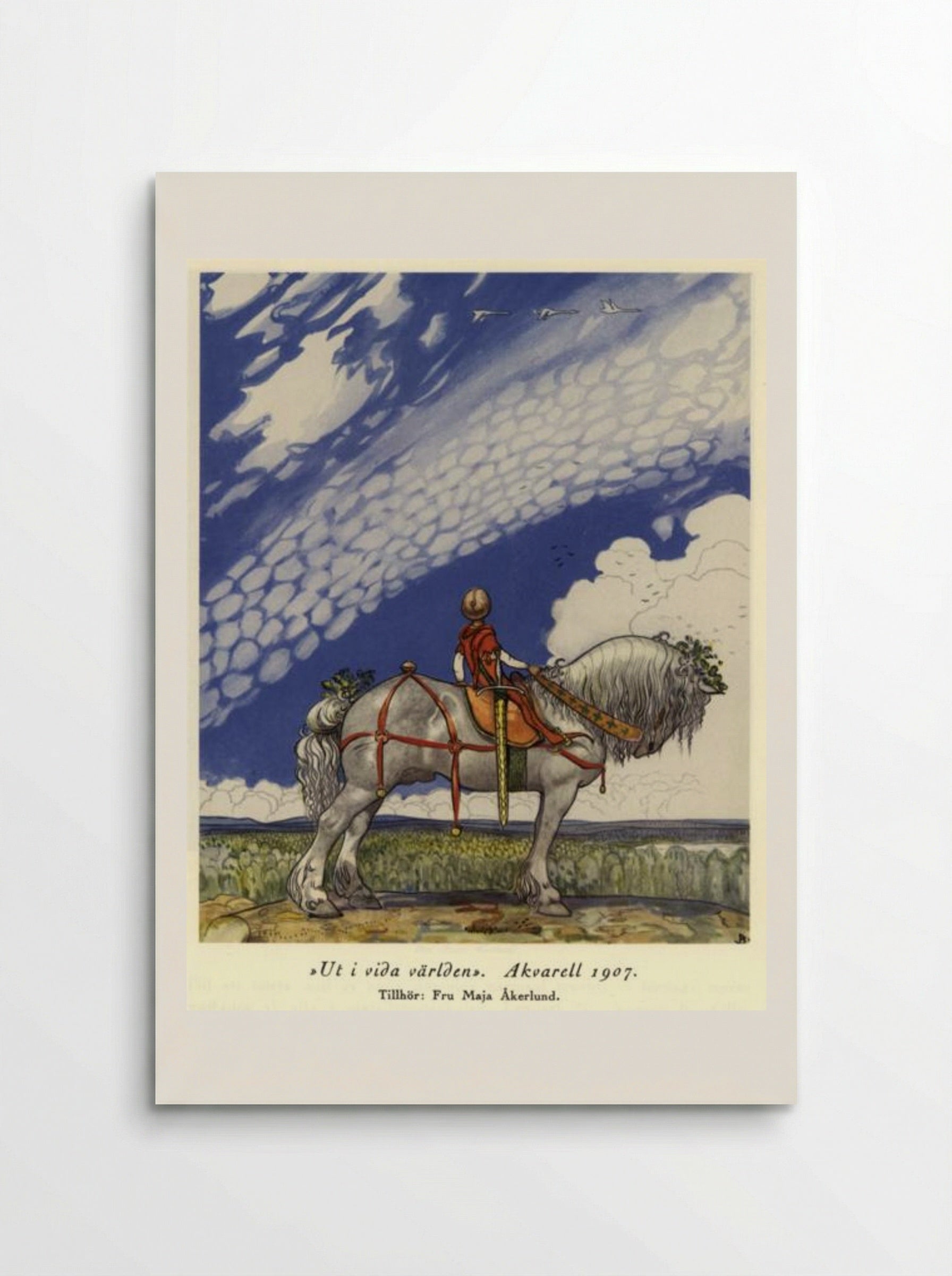 Into the Wide Wide World - John Bauer - Poster