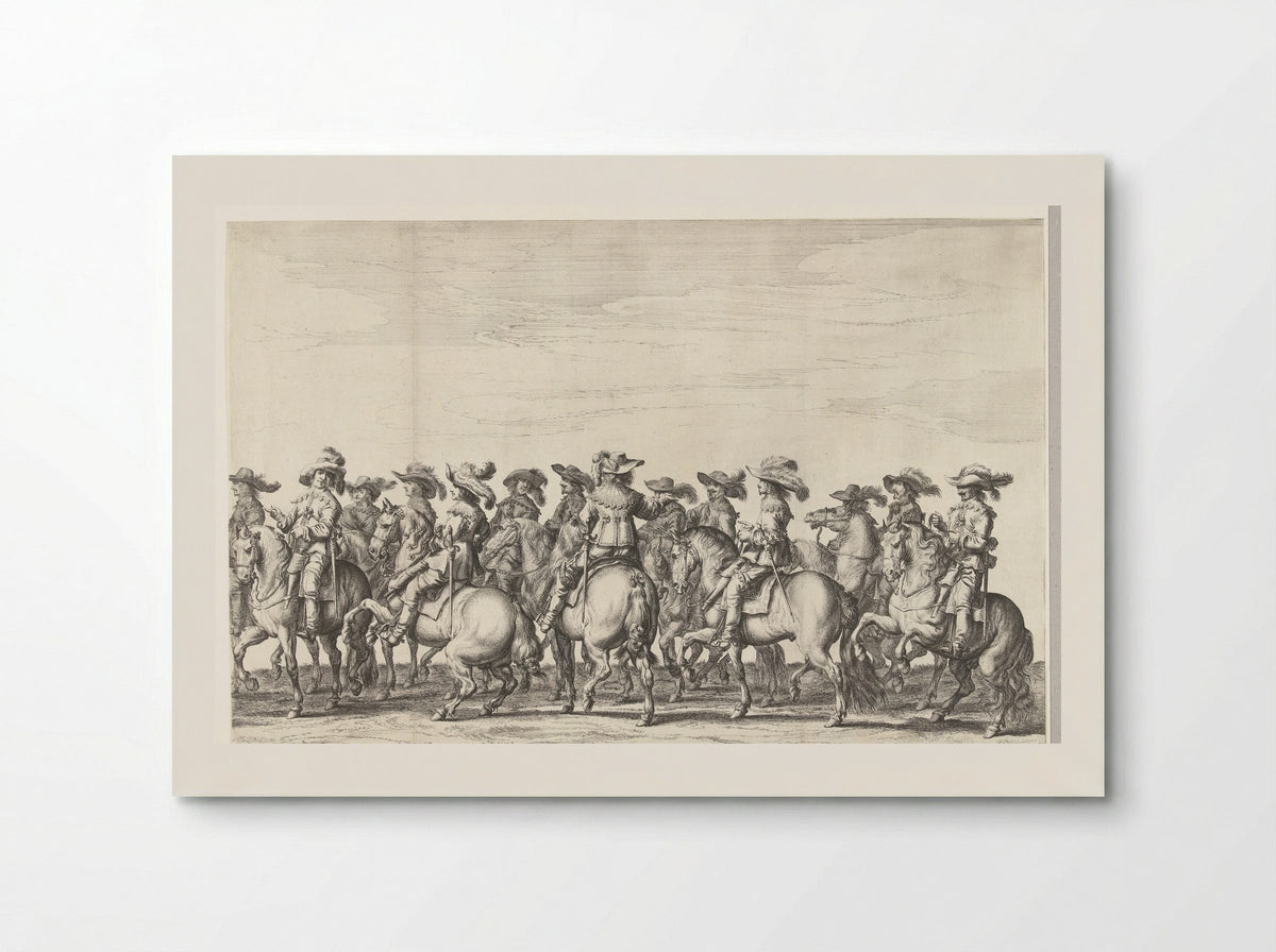 Intocht van Maria de Médicis te Amsterdam (plaat 3) - Pieter Nolpe - Poster