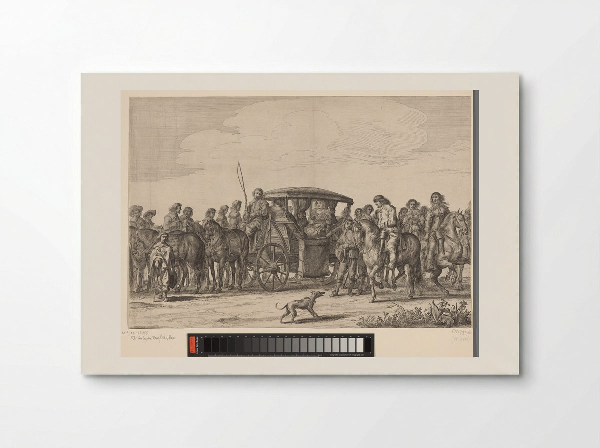 Intocht van Maria de Médicis te Amsterdam (plaat 6) - Pieter Nolpe - Poster