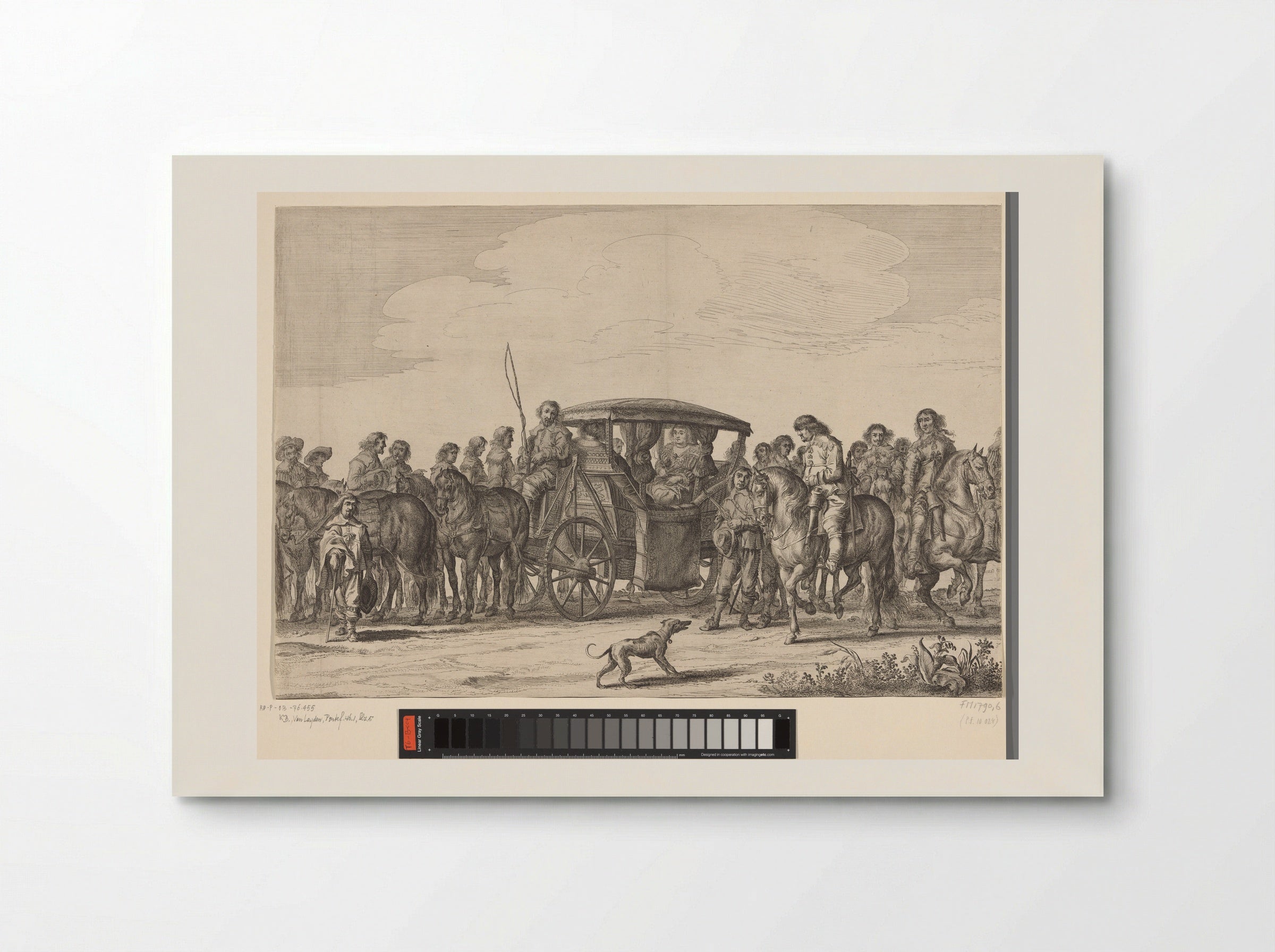 Intocht van Maria de Médicis te Amsterdam (plaat 6) - Pieter Nolpe - Poster