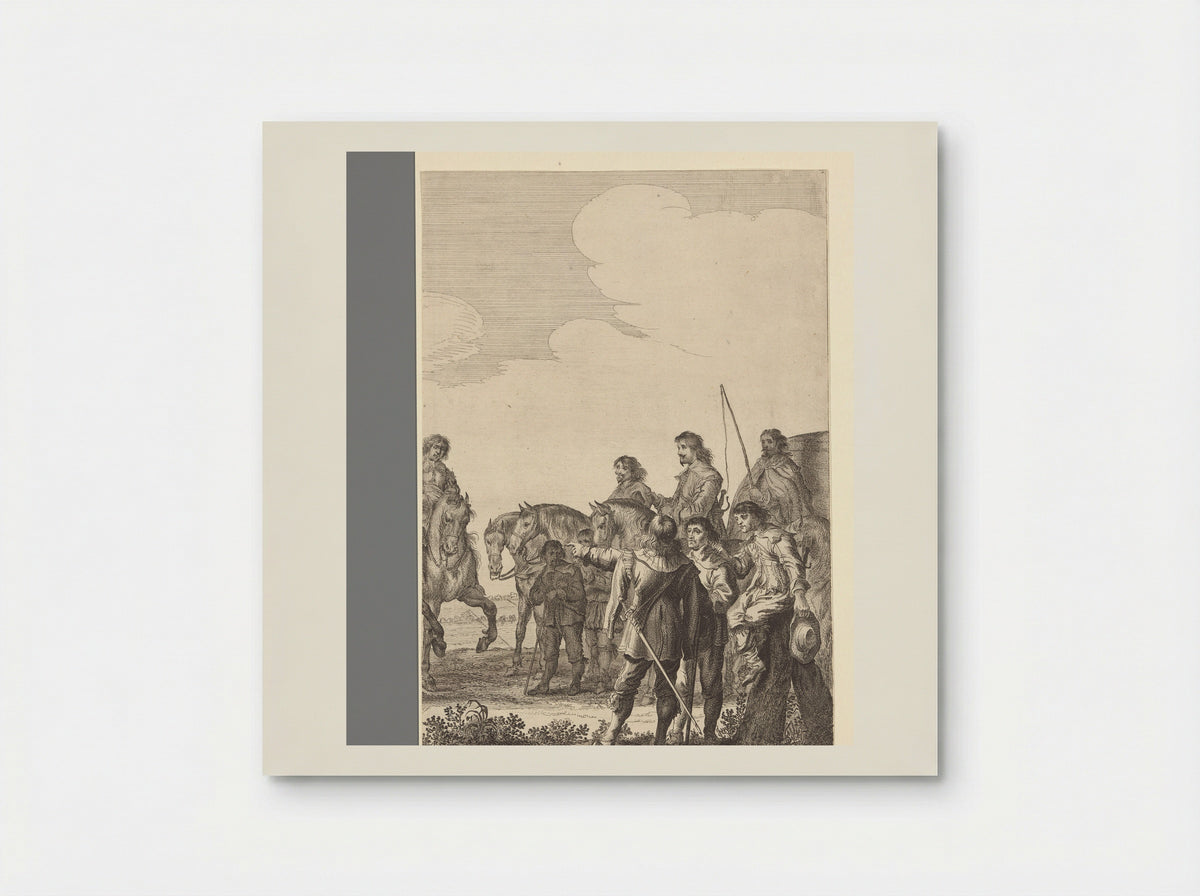 Intocht van Maria de Médicis te Amsterdam (plaat 7) - Pieter Nolpe - Poster