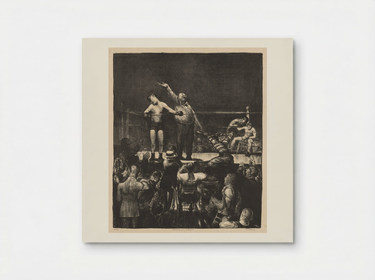 Introducing the Champion - George Bellows - Poster