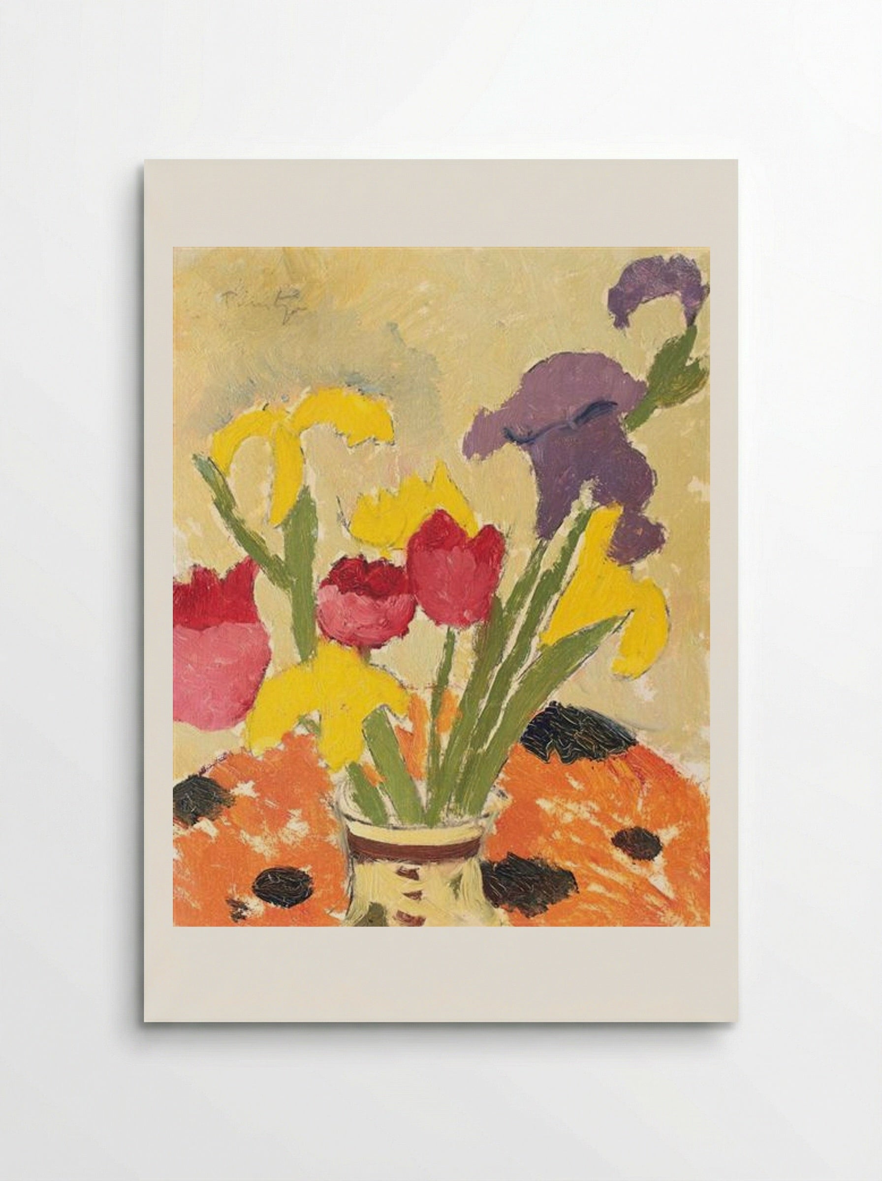 Iris and Lillies - Nicolae Tonitza - Poster