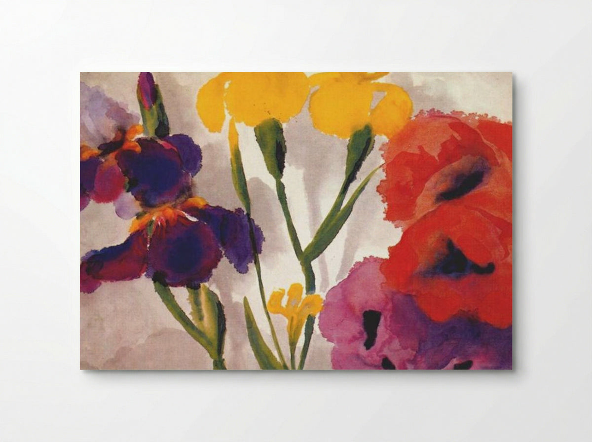 Irises and Poppies - Emil Nolde - Poster