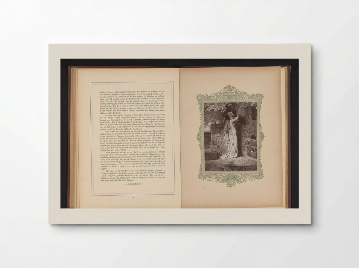 Irmgard and Immo - Friedrich Bruckmann - Poster