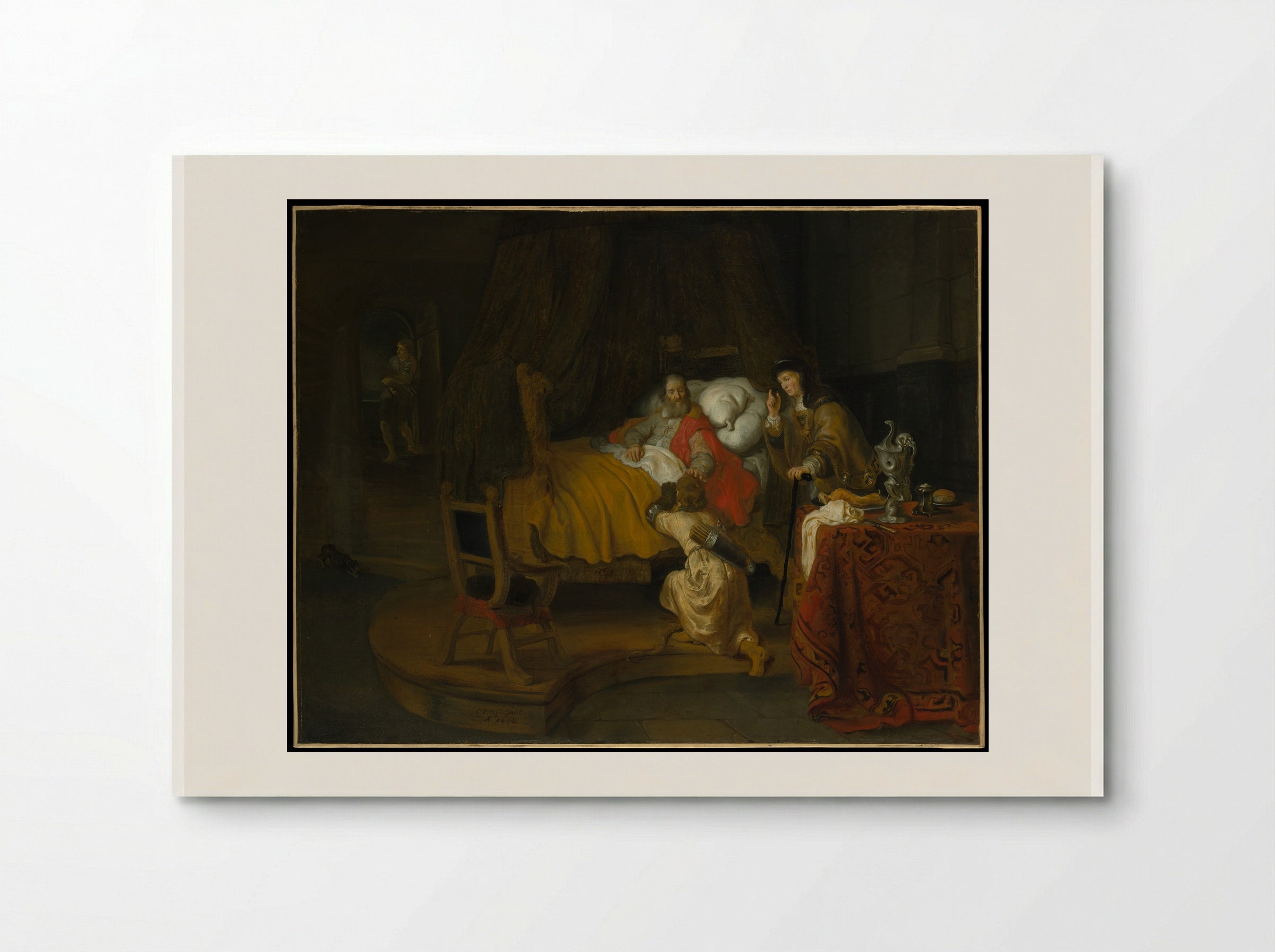 Isaac Blessing Jacob - Gerbrand van den Eeckhout - Poster