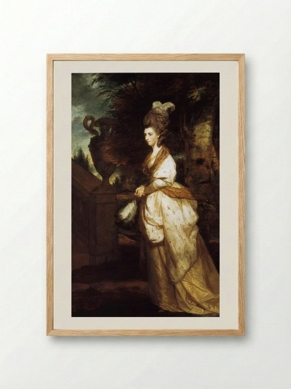 Isabella, Lady Beauchamp - Joshua Reynolds - Framed Print Wood