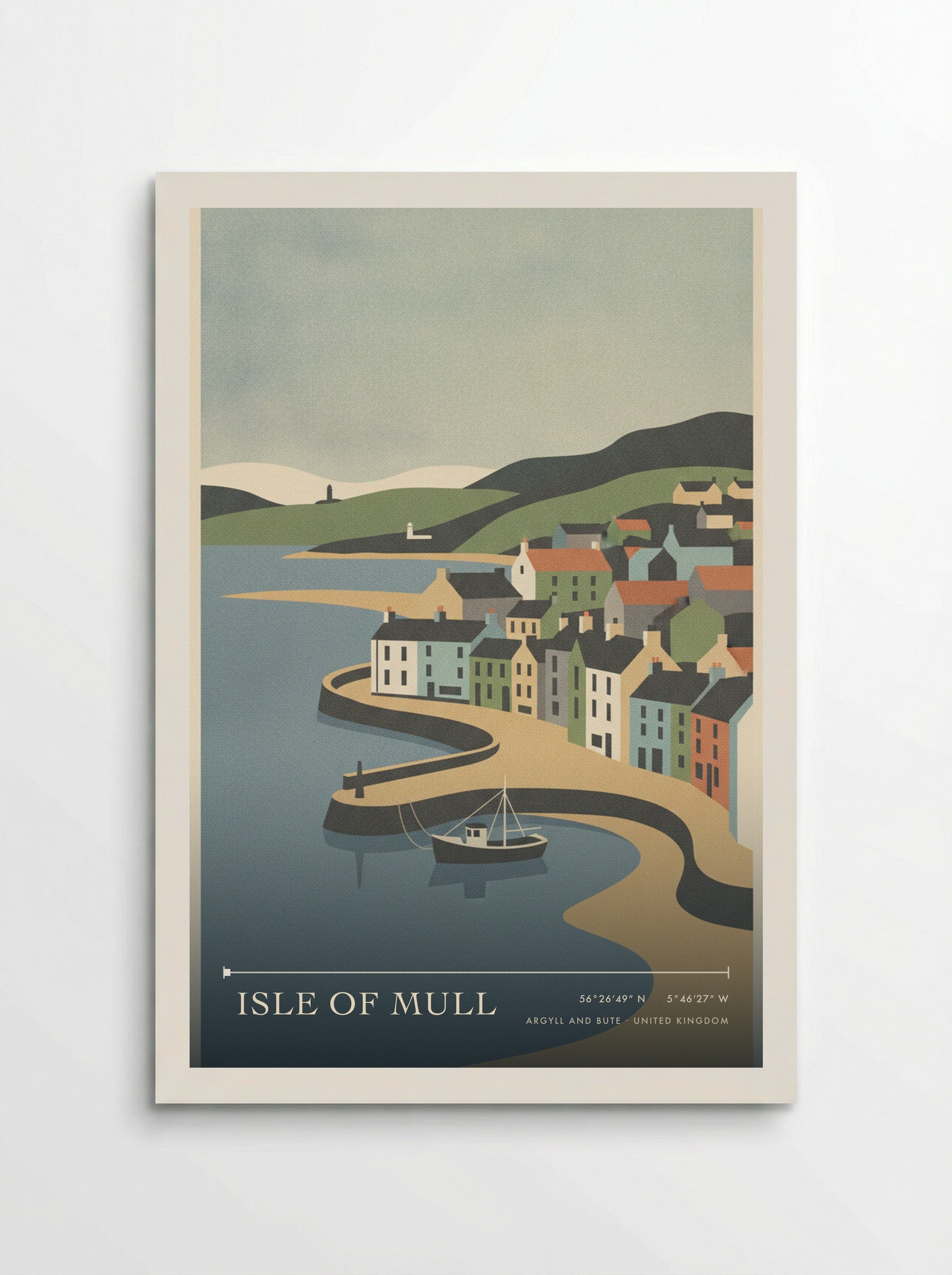 Isle Of Mull Argyll and Bute United Kingdom Travel Poster - Poster