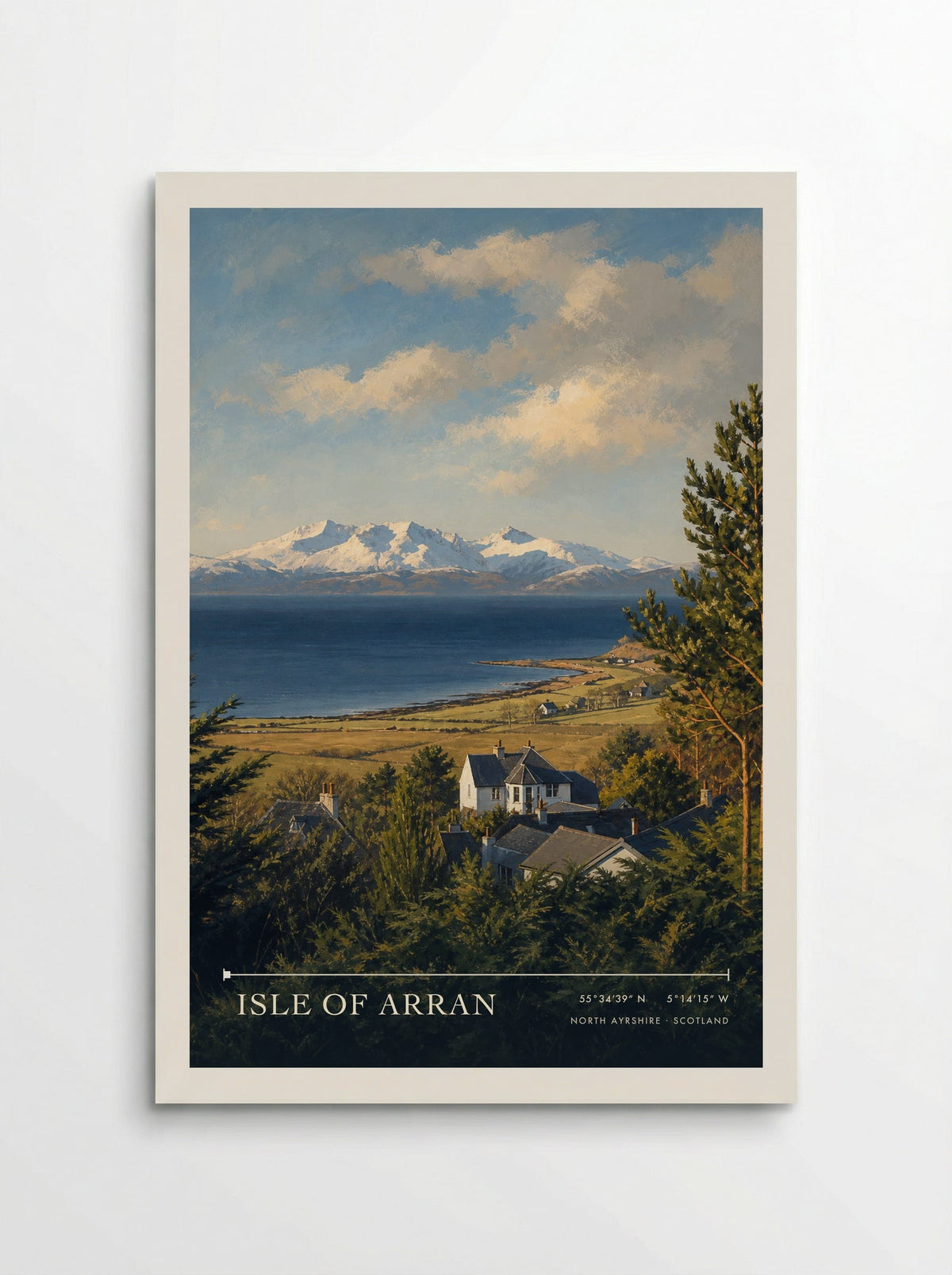 Isle of Arran North Ayrshire Scotland Travel Poster - Poster