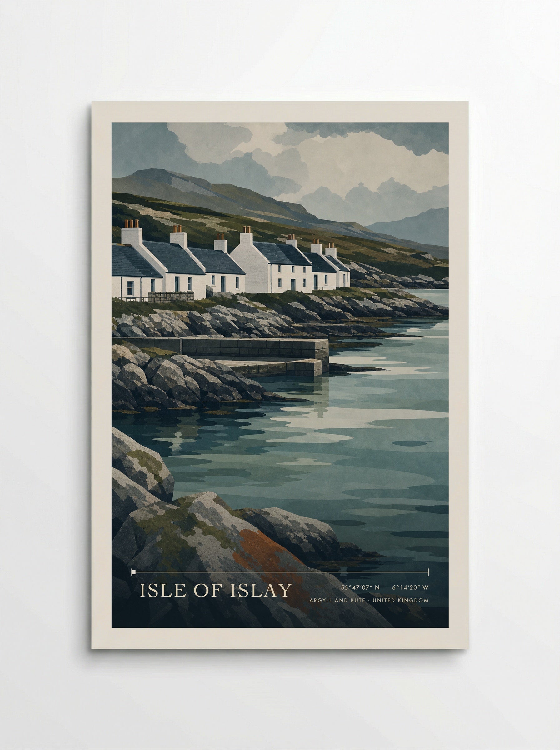Isle of Islay Argyll and Bute United Kingdom Travel Poster - Poster