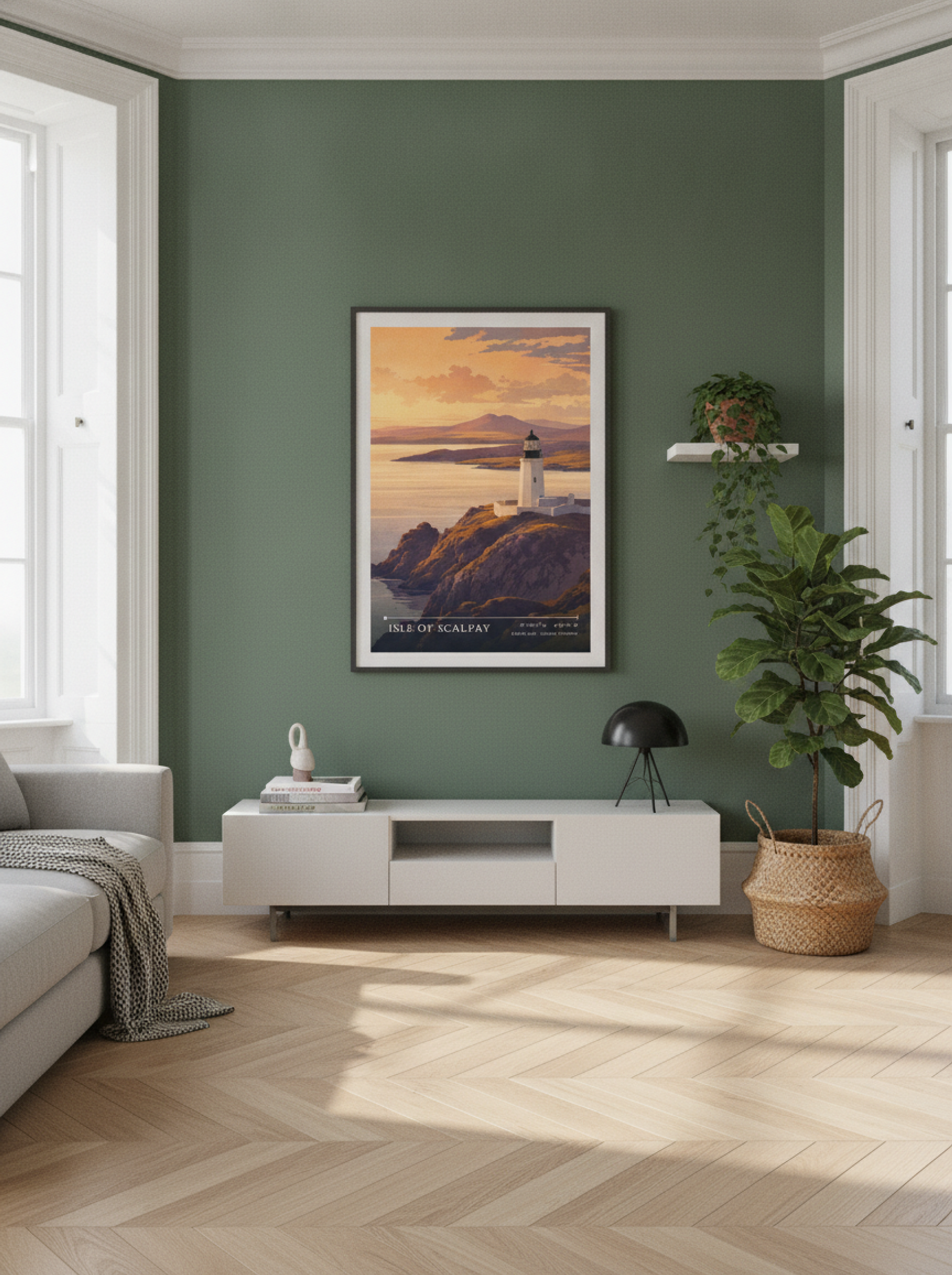 Isle of Scalpay Eilean Siar United Kingdom Travel Poster - Lifestyle