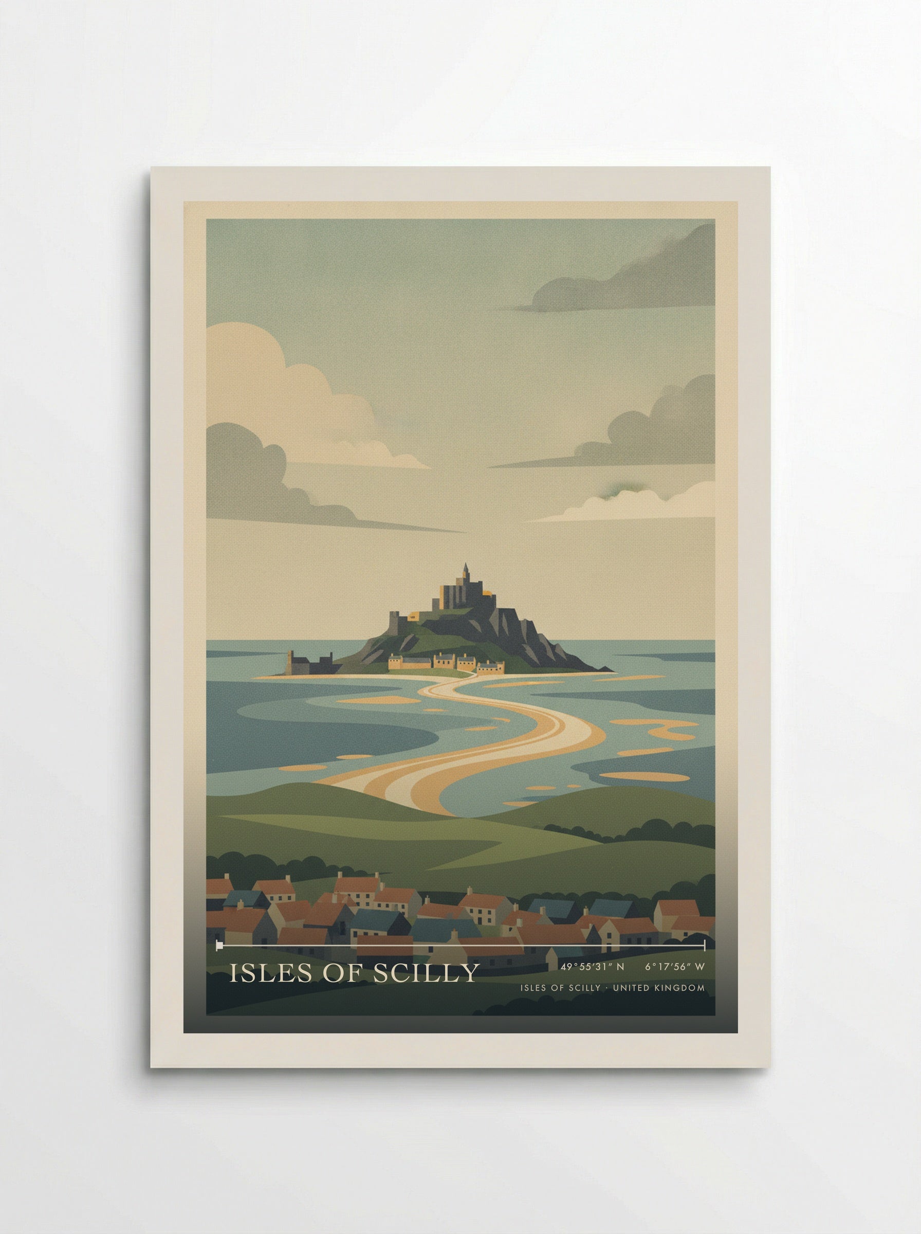 Isles of Scilly United Kingdom Travel Poster - Poster