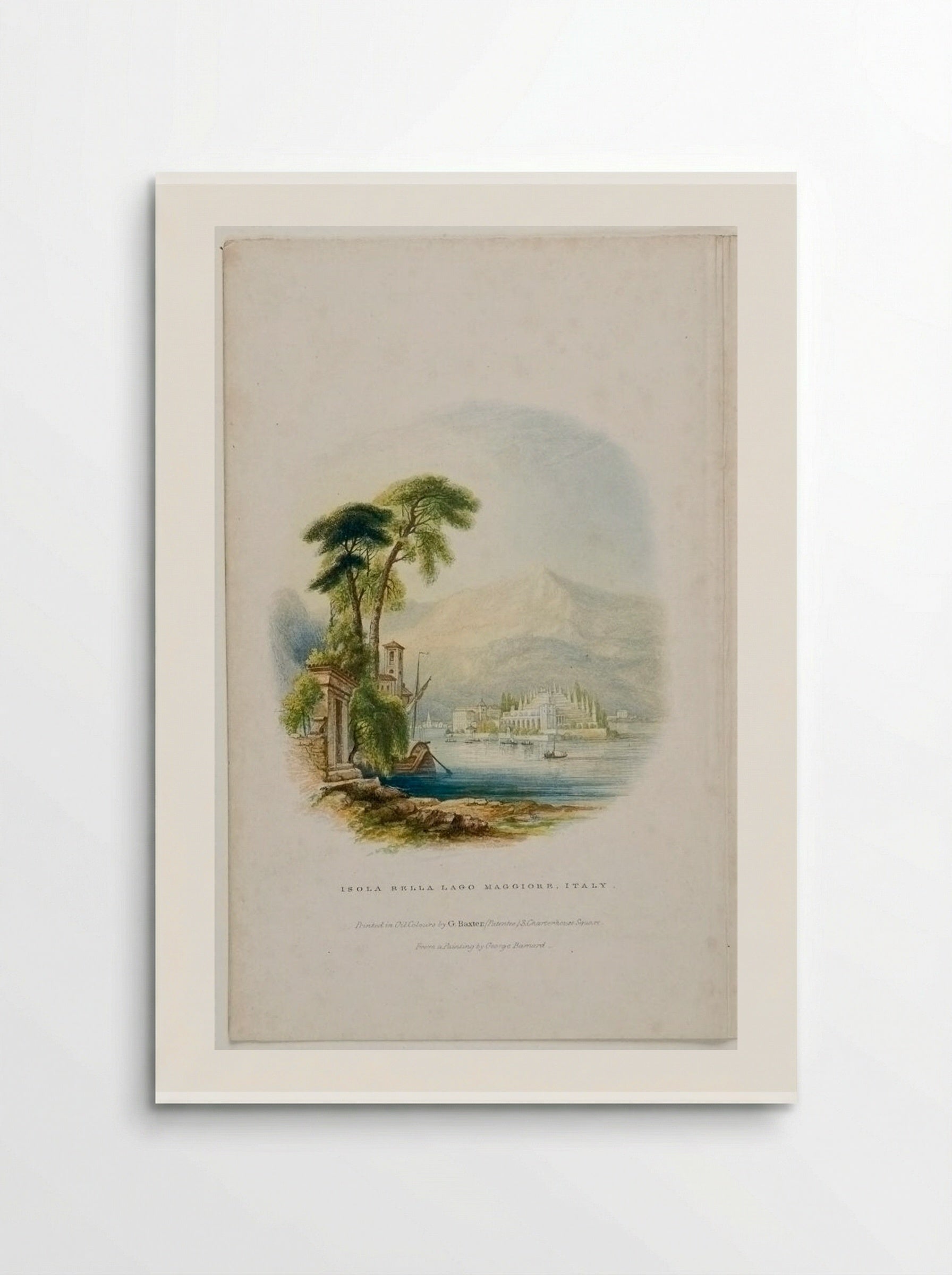 Isola Bella, Lago Maggiore, Italy - George Baxter - Poster