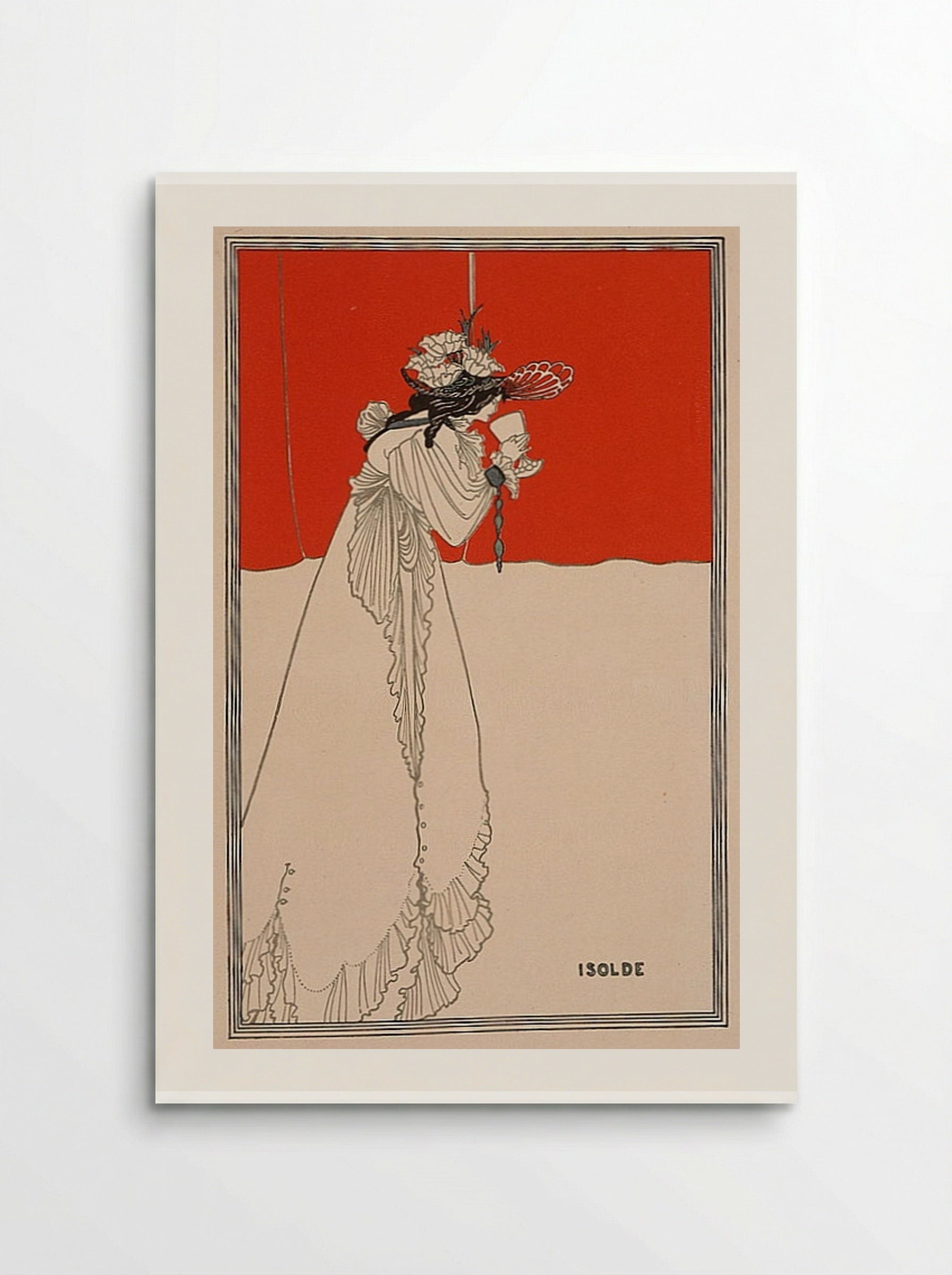 Isolde - Aubrey Vincent Beardsley - Poster
