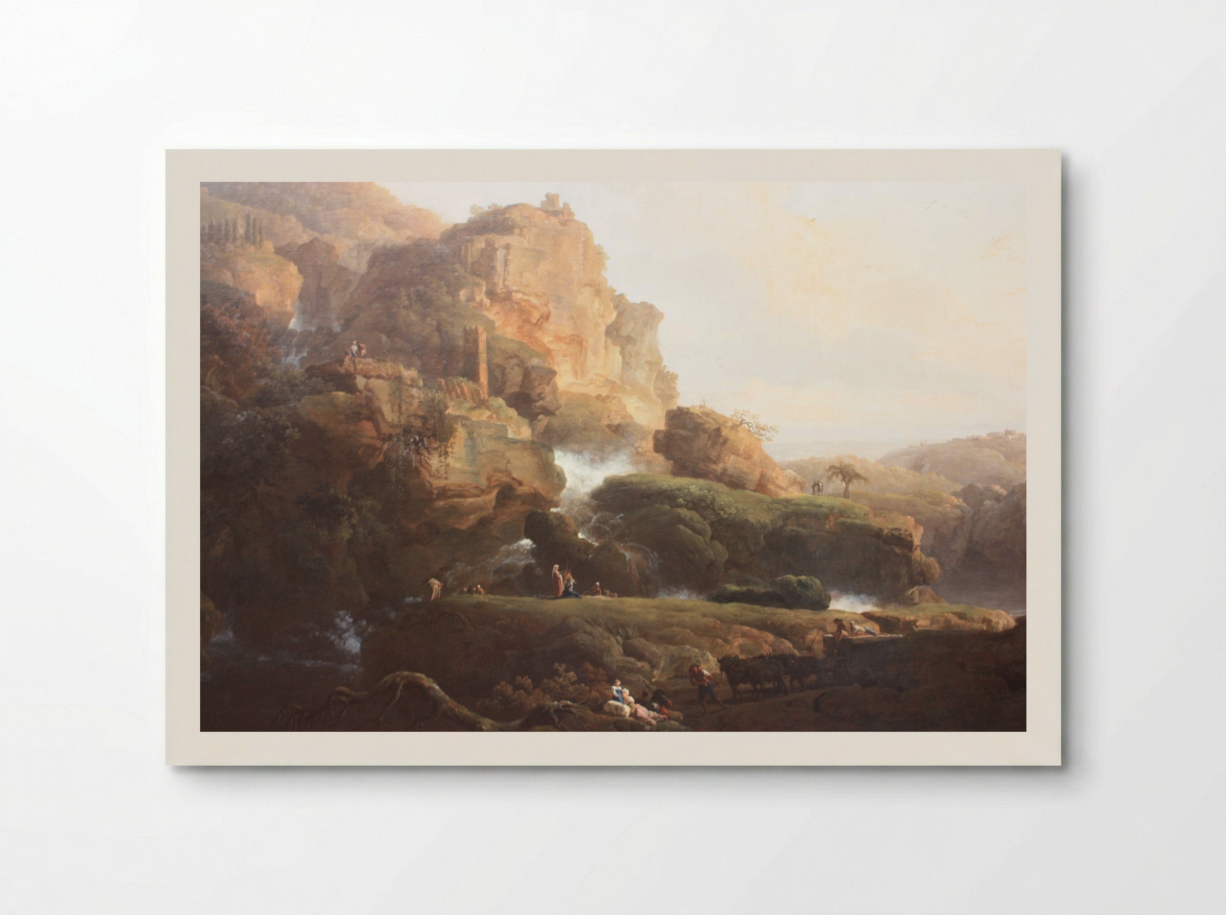Italian Landscape - Claude-Joseph Vernet - Poster
