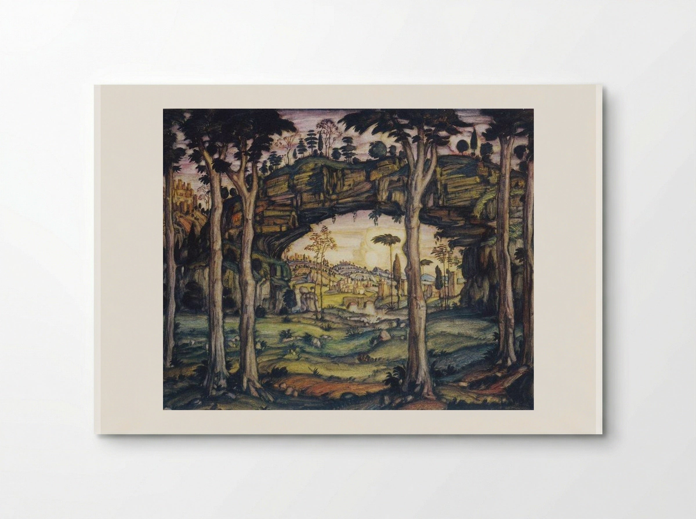 Italian Landscape - Konstantin Bogaevsky - Poster