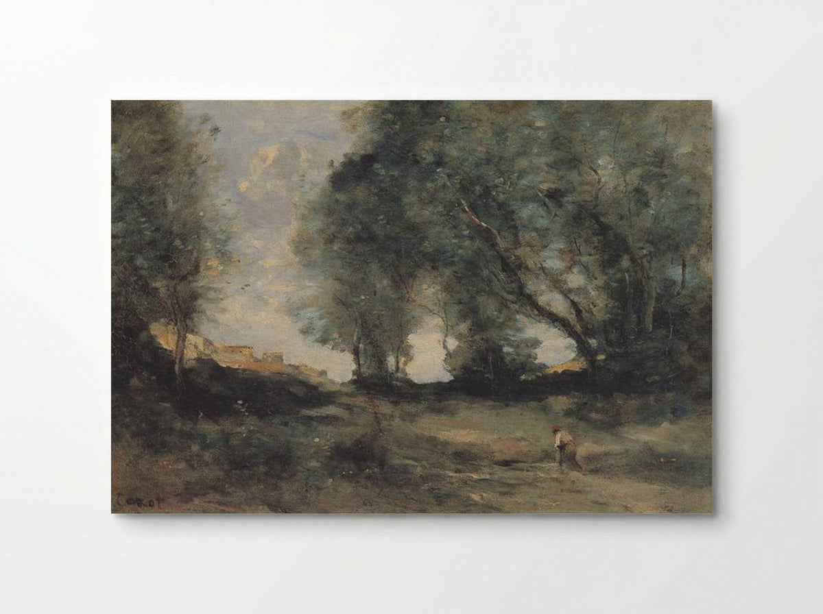 Italian Landscape - Camille Corot - Poster