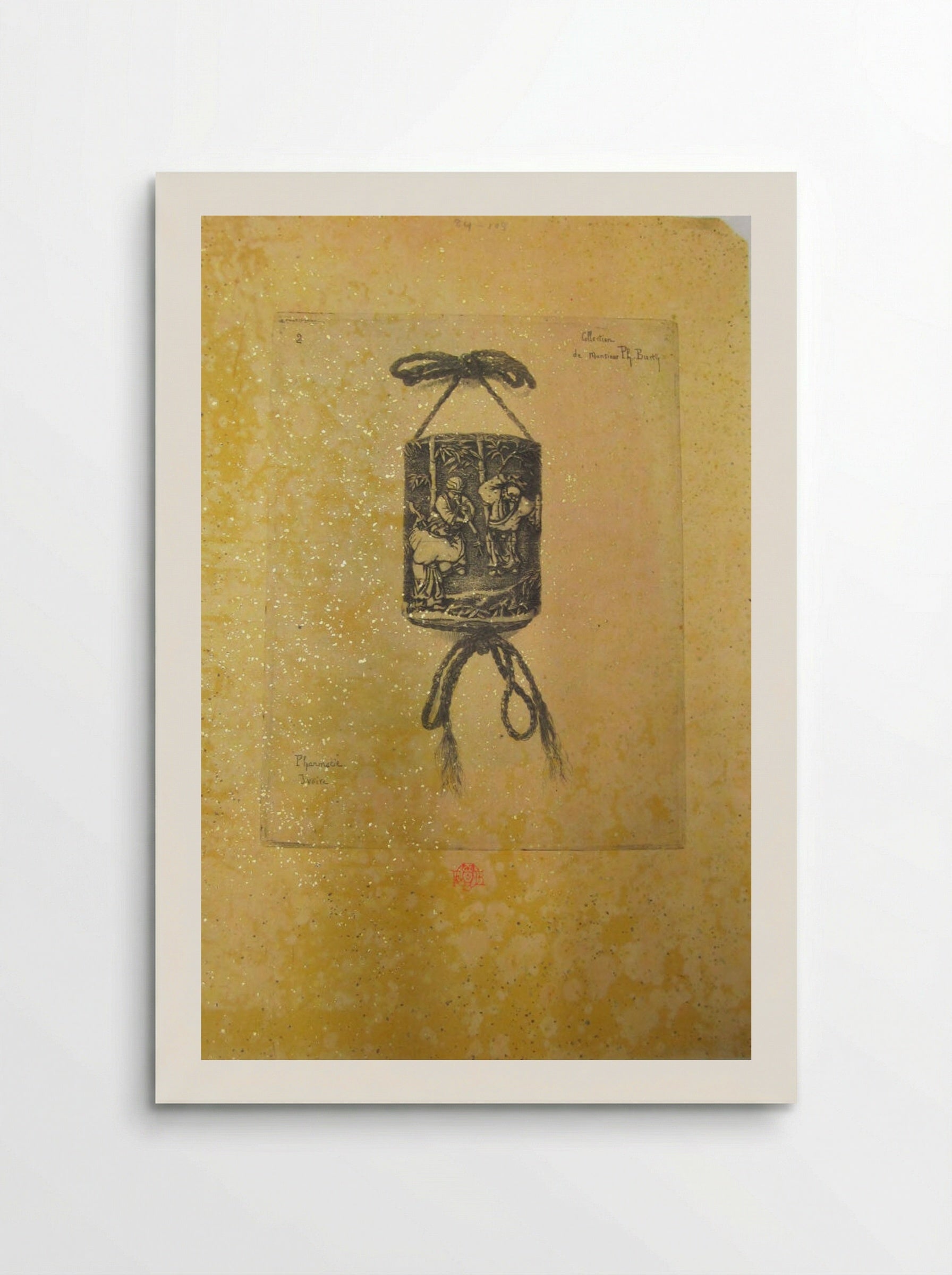 Ivory Netsuke - Félix Hilaire Buhot - Poster