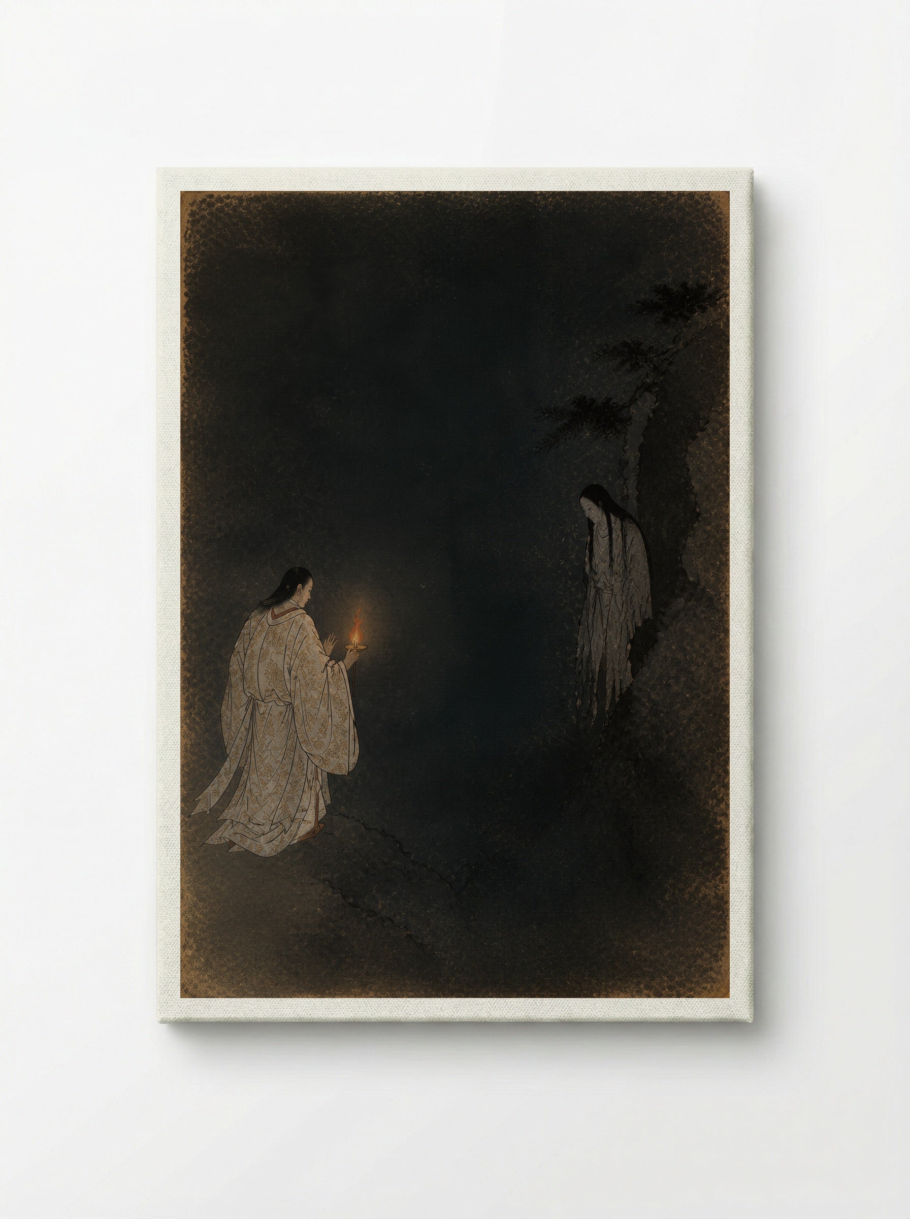 Izanagi at Yomi: The Fire Shows the Dead - Canvas