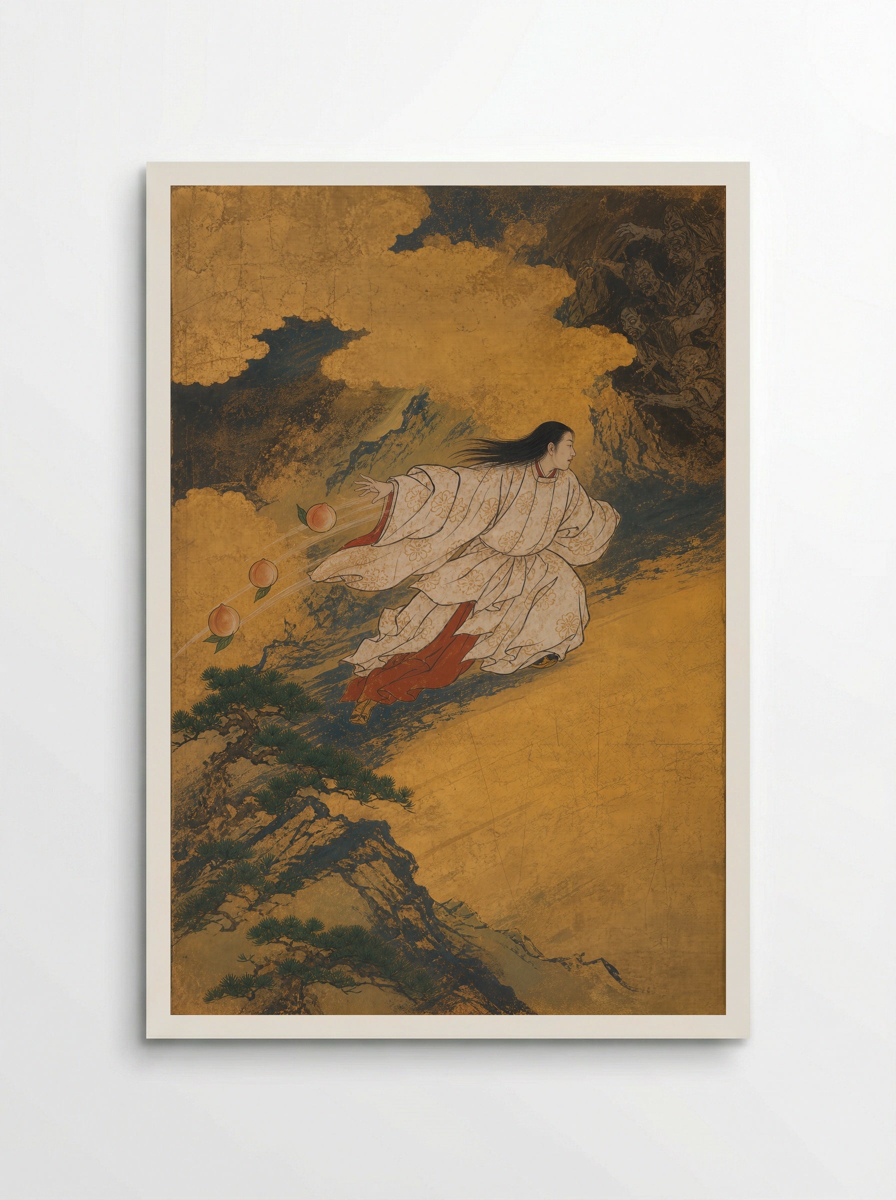 Izanagi at Yomi: Three Peaches at the Pass - Poster