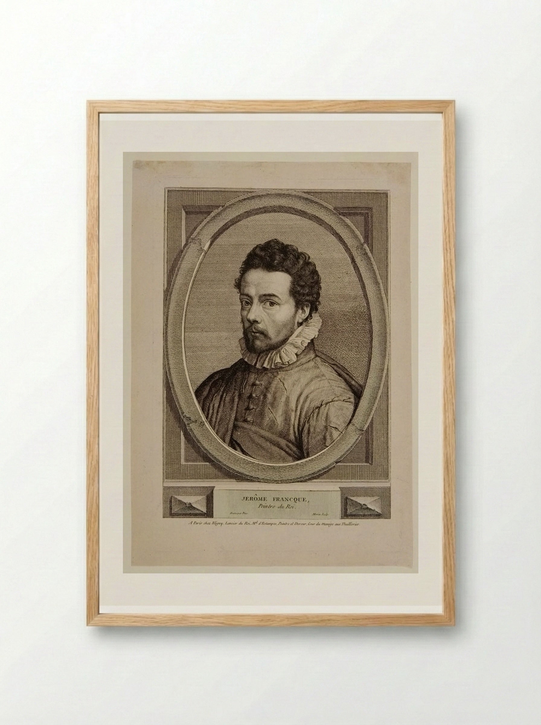 Jérôme Francken - Jean Morin - Framed Print Wood