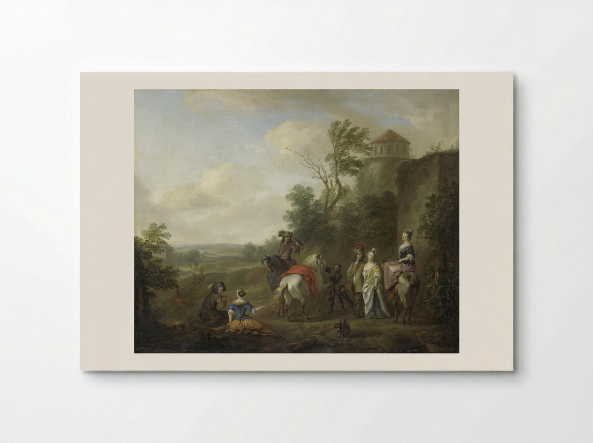 Jachtgezelschap (Hunting Party) - Karel van Falens - Poster
