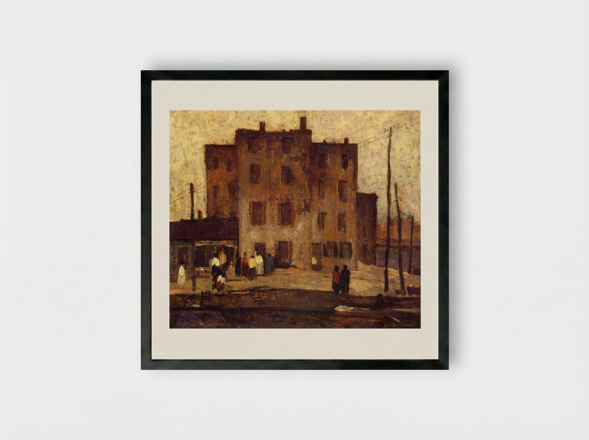 Jack's Castle - Robert Spencer - Framed Print Black