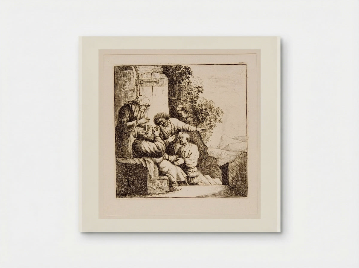 Jacob Lamenting the Death of Joseph - David Deuchar - Poster