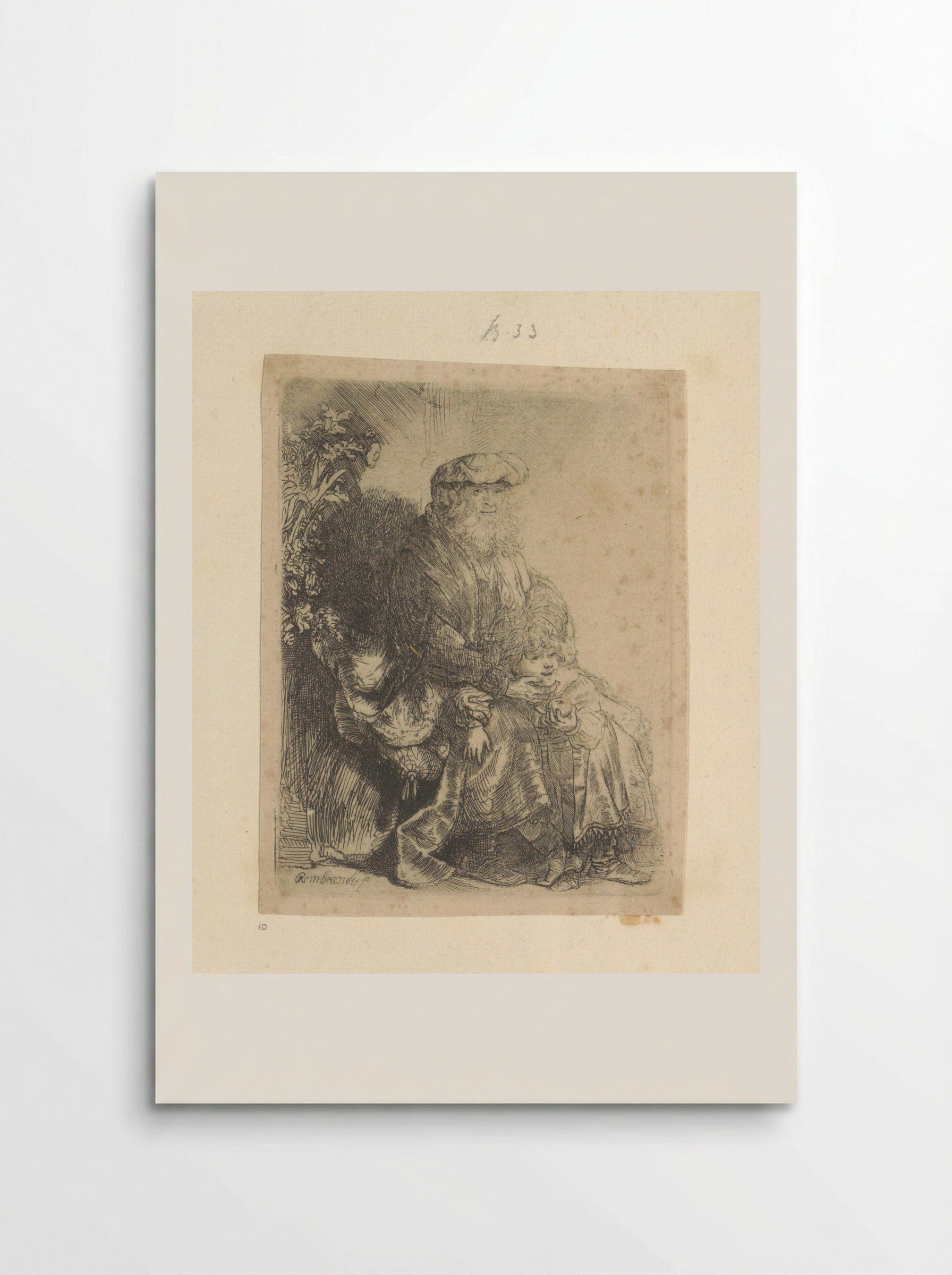 Jacob Lamenting the Supposed Death of Joseph - Rembrandt van Rijn - Poster