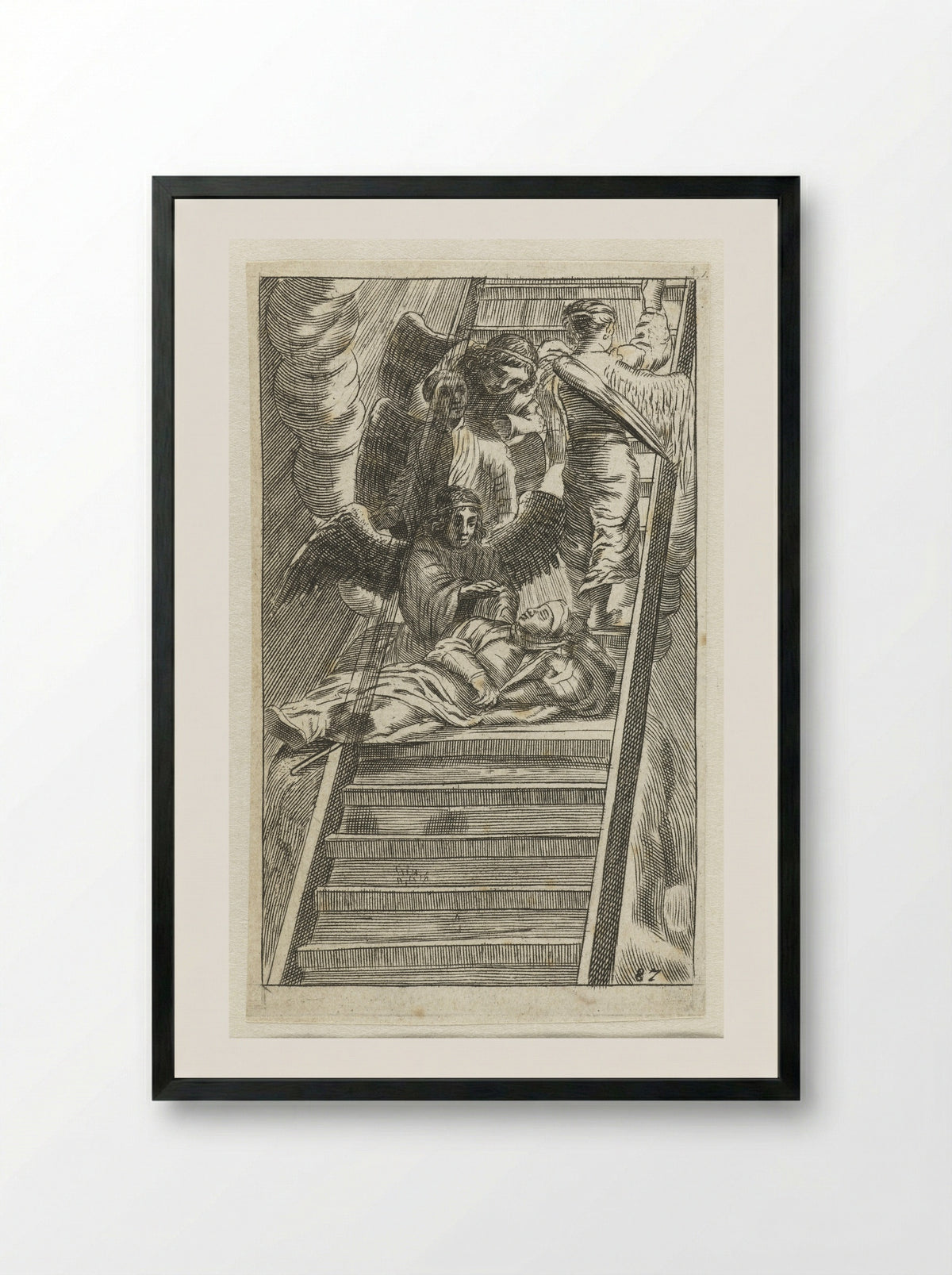 Jacob's Dream - Salomon Italia - Framed Print Black