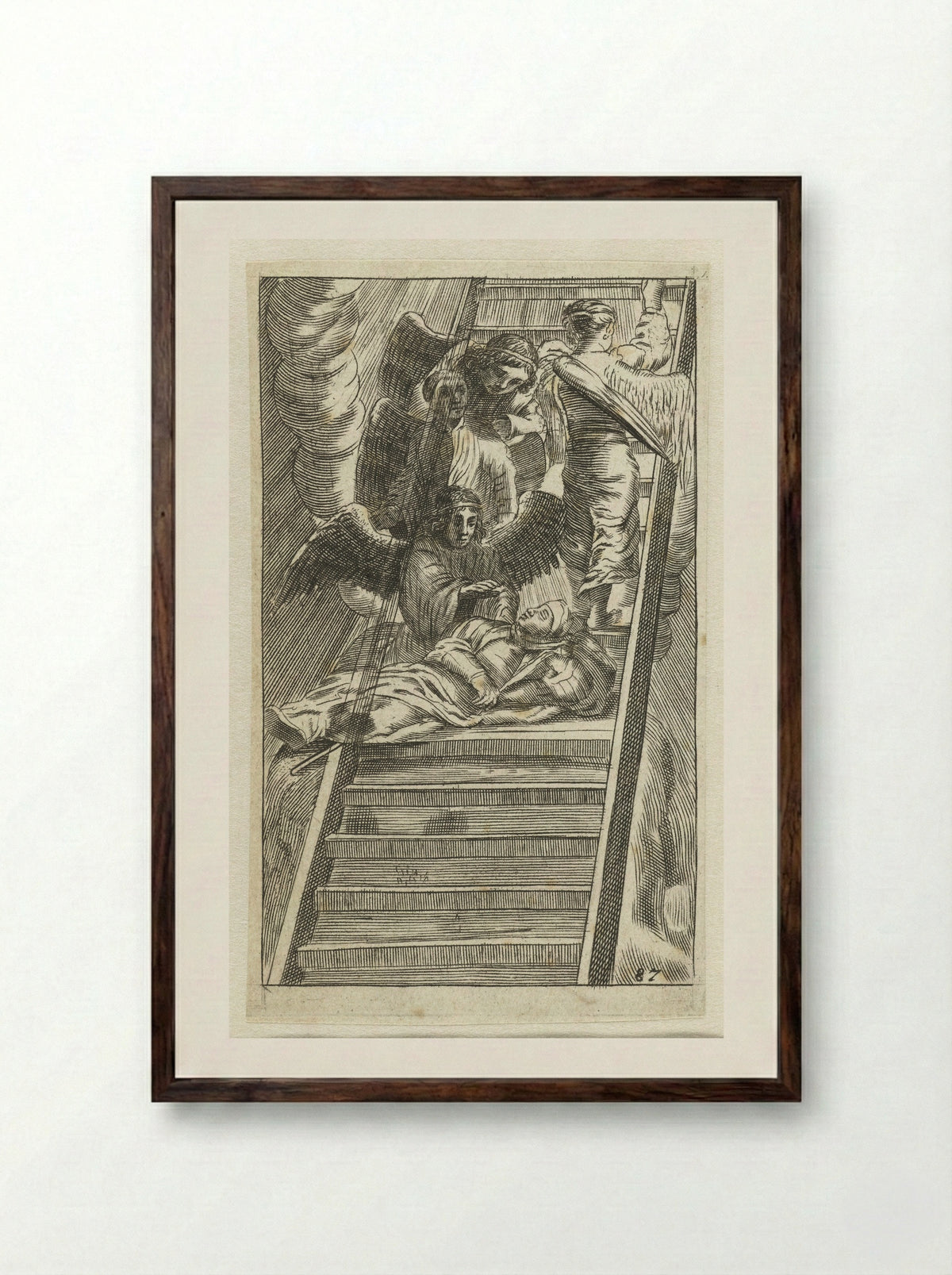 Jacob's Dream - Salomon Italia - Framed Print Dark Wood