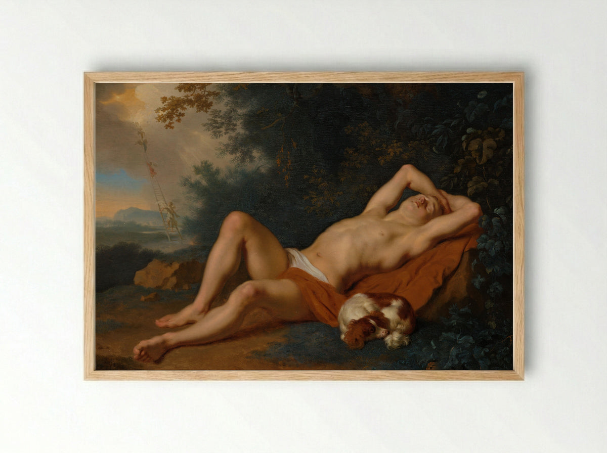Jacob's Dream - Ary de Vois - Framed Print Wood