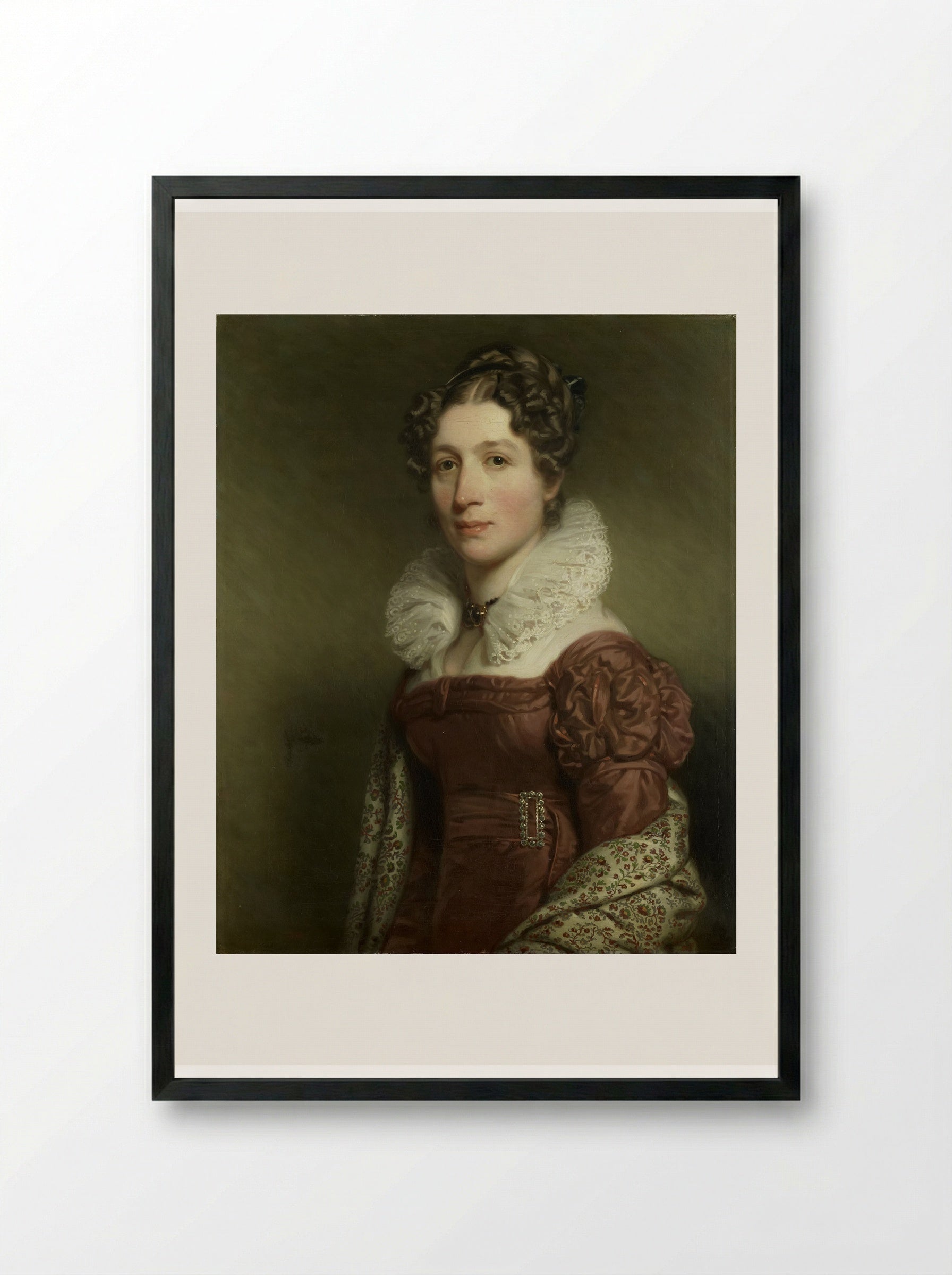 Jacoba Vetter (1796-1830), Wife of Pieter Meijer Warnars - Charles Howard Hodges - Framed Print Black
