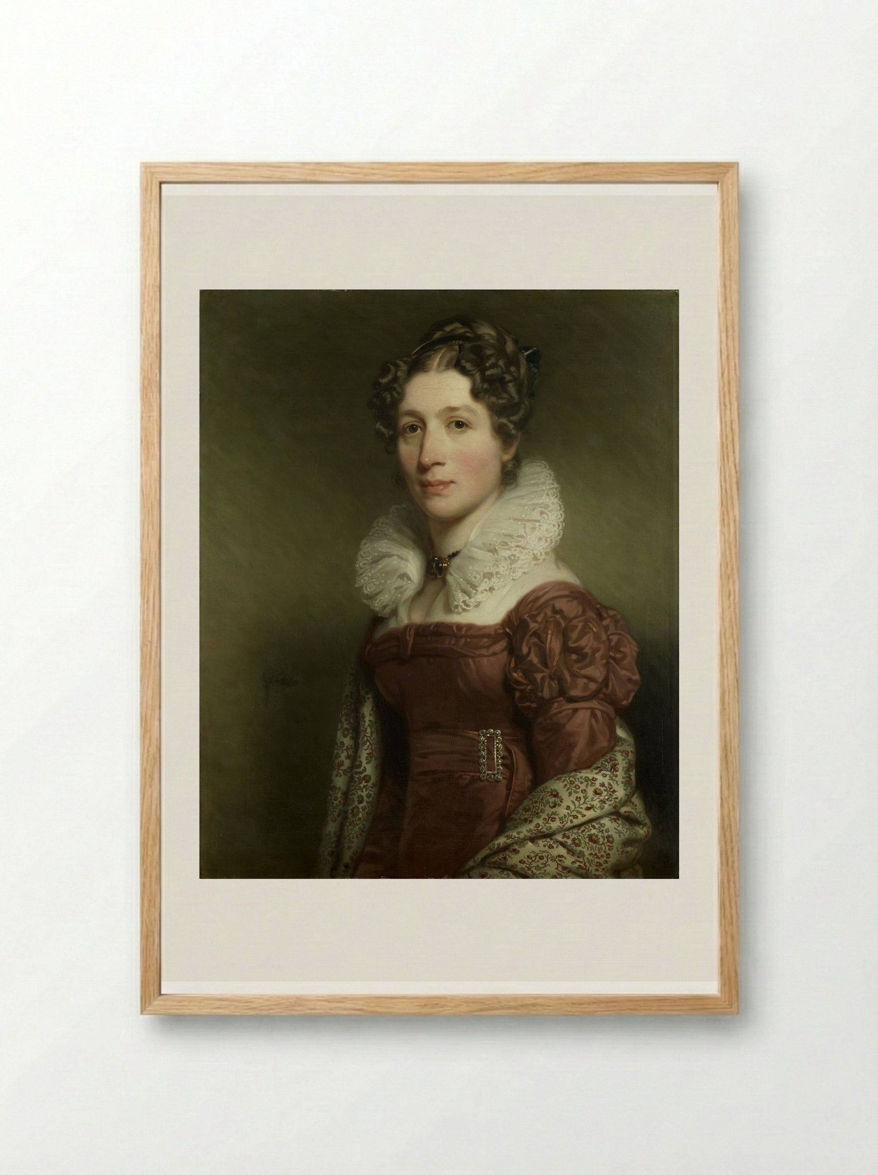 Jacoba Vetter (1796-1830), Wife of Pieter Meijer Warnars - Charles Howard Hodges - Framed Print Wood