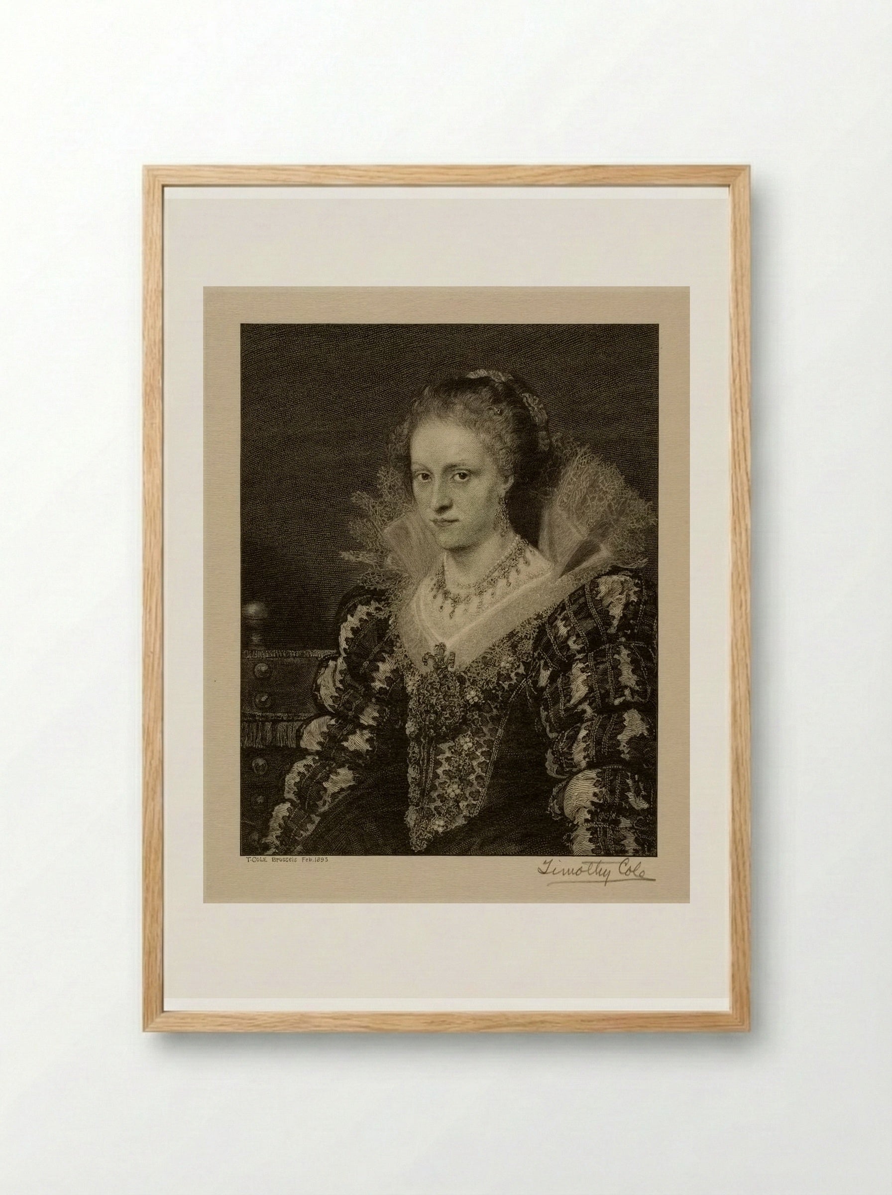 Jacqueline van Caestre - Timothy Cole - Framed Print Wood