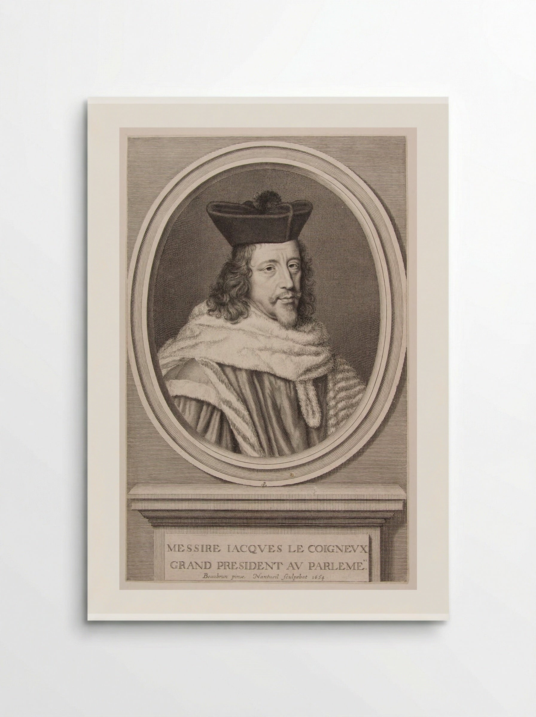 Jacques Le Coigneux, Marquis de Belabre - Robert Nanteuil - Poster
