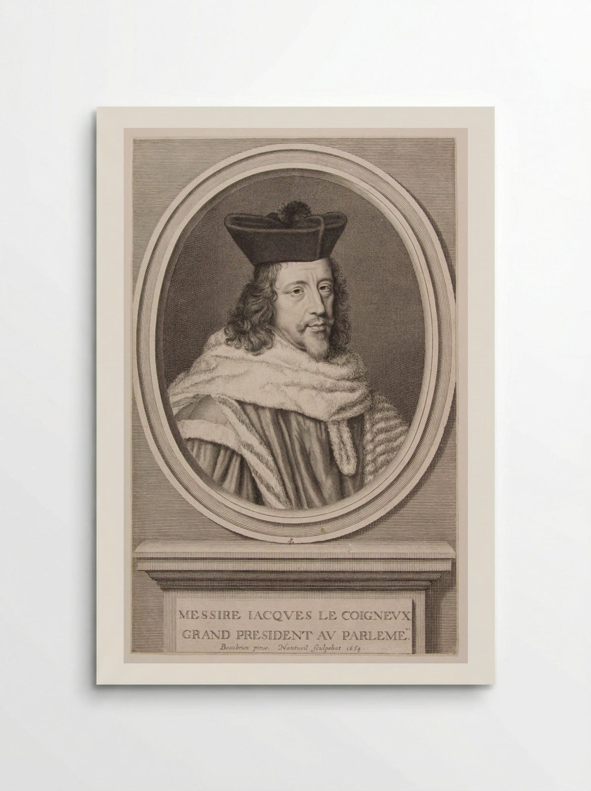 Jacques Le Coigneux, Marquis de Belabre - Robert Nanteuil - Poster