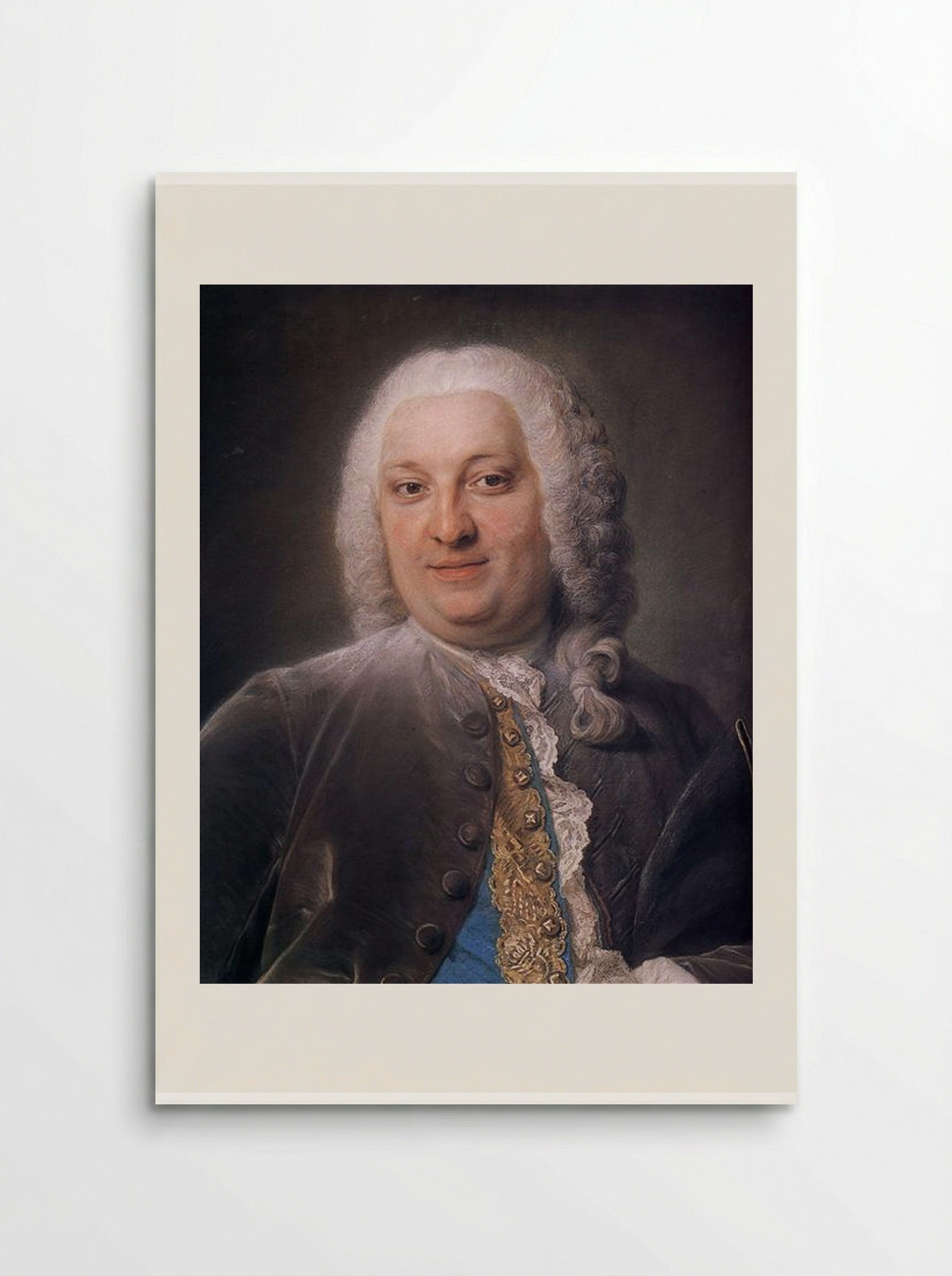Jacques Louis Francois Roussel, Marquis de Courcy - Maurice Quentin de La Tour - Poster