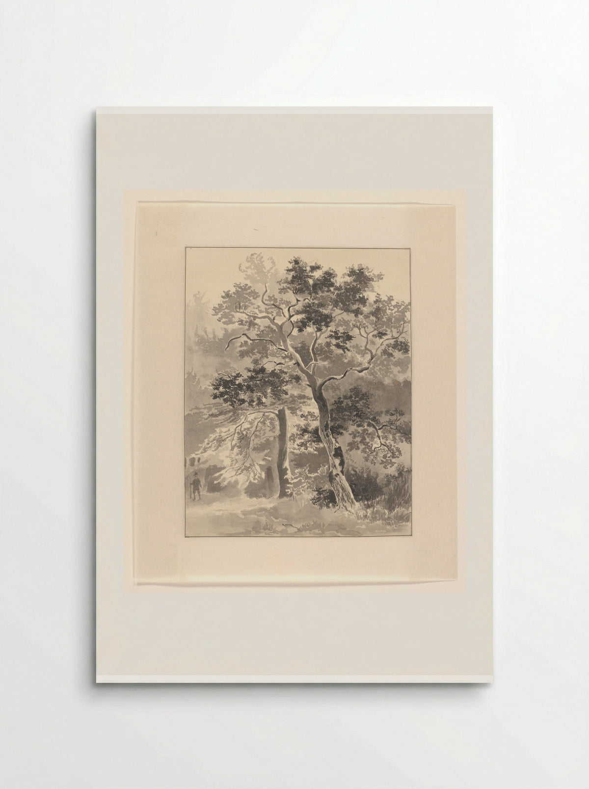 Jager in een bos (Hunter in a Forest) - Johannes van Reijn - Poster